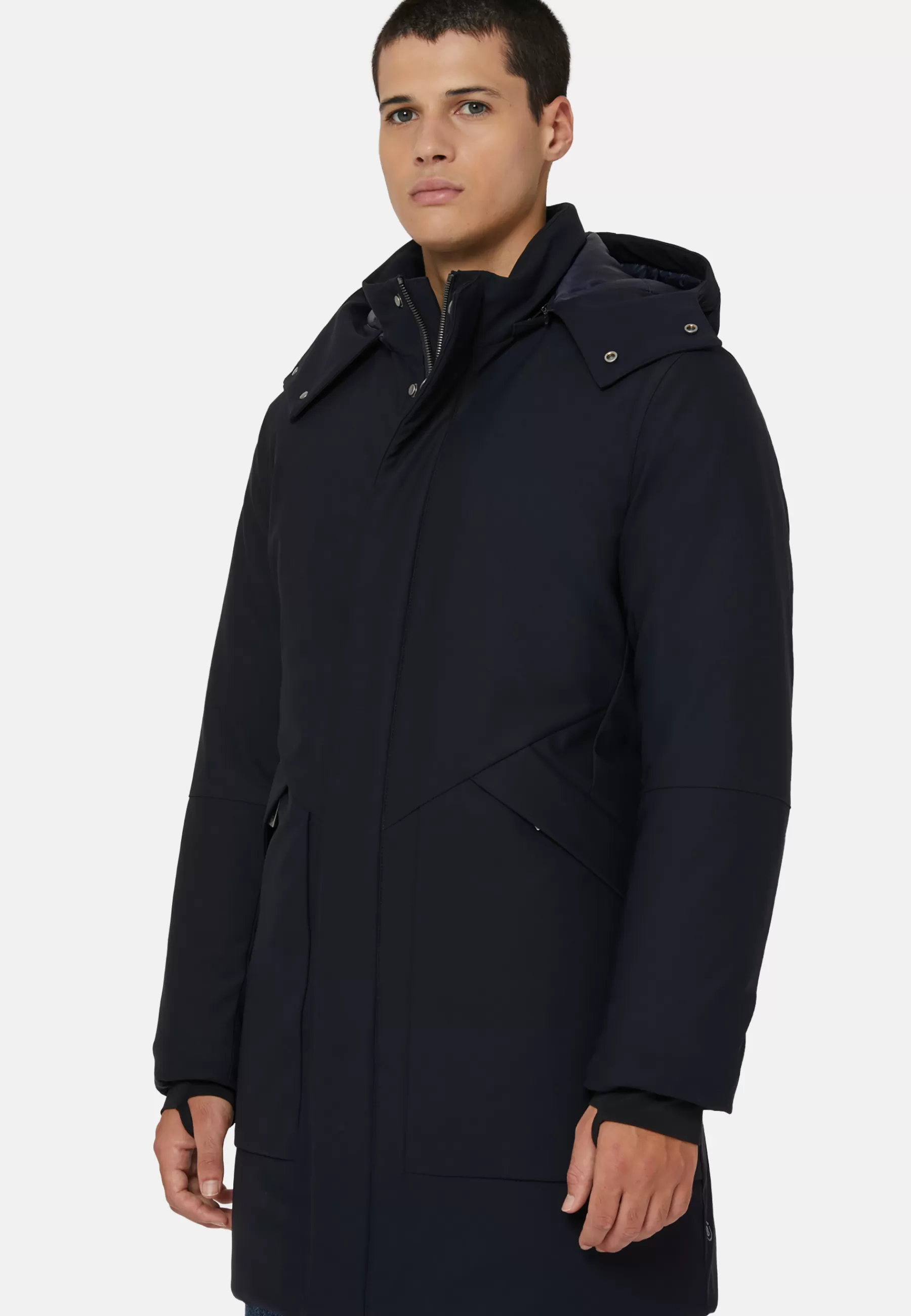 Outerwear^Boggi Milano B Tech Goose Down Recycled Parka Navy blue