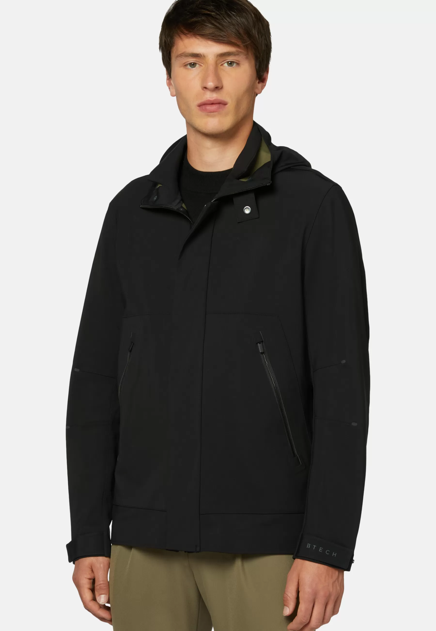 Outerwear^Boggi Milano B Tech Recycled Technical Fabric Jacket Black