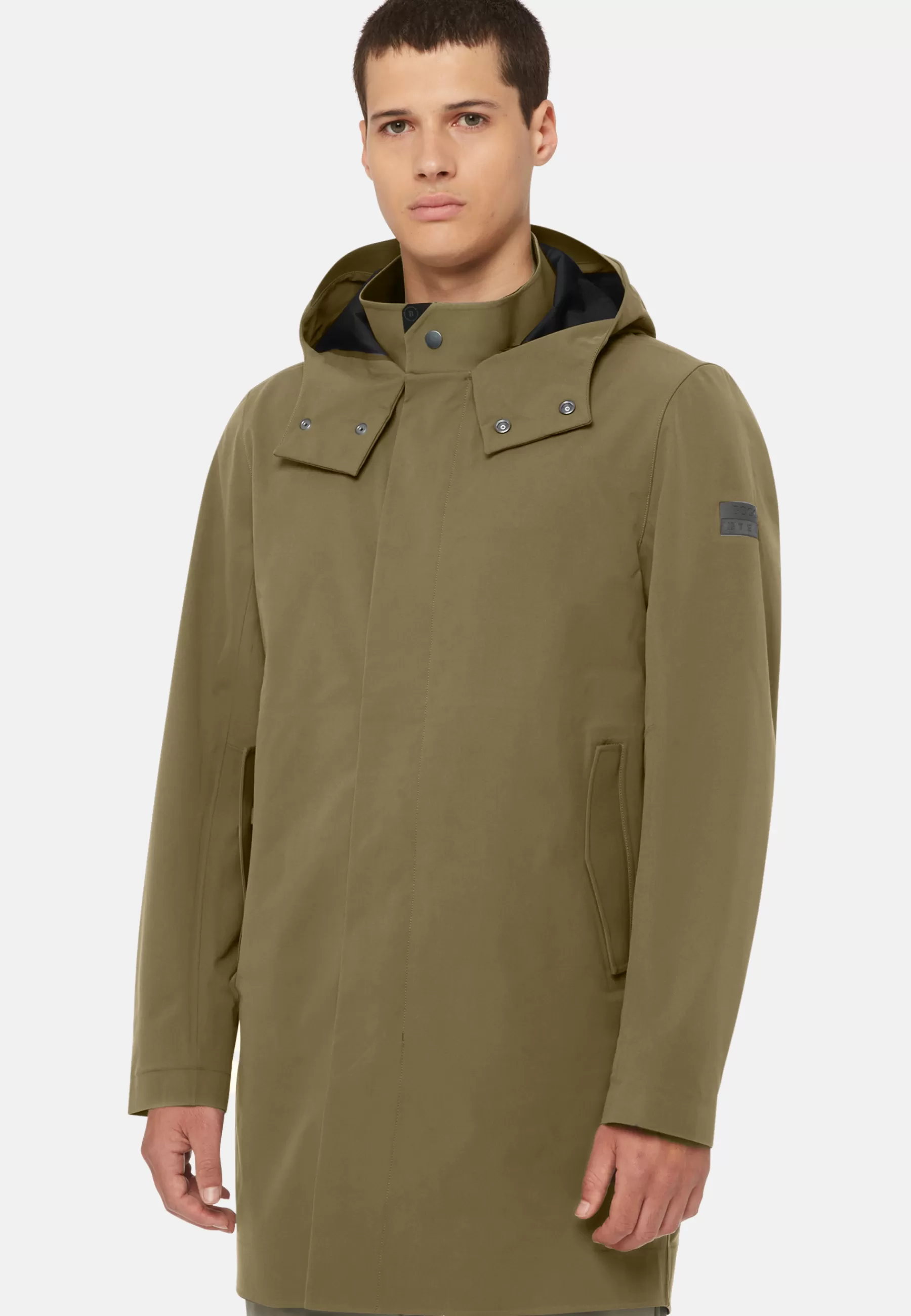 Outerwear^Boggi Milano B Tech Recycled Technical Fabric Parka Military Green