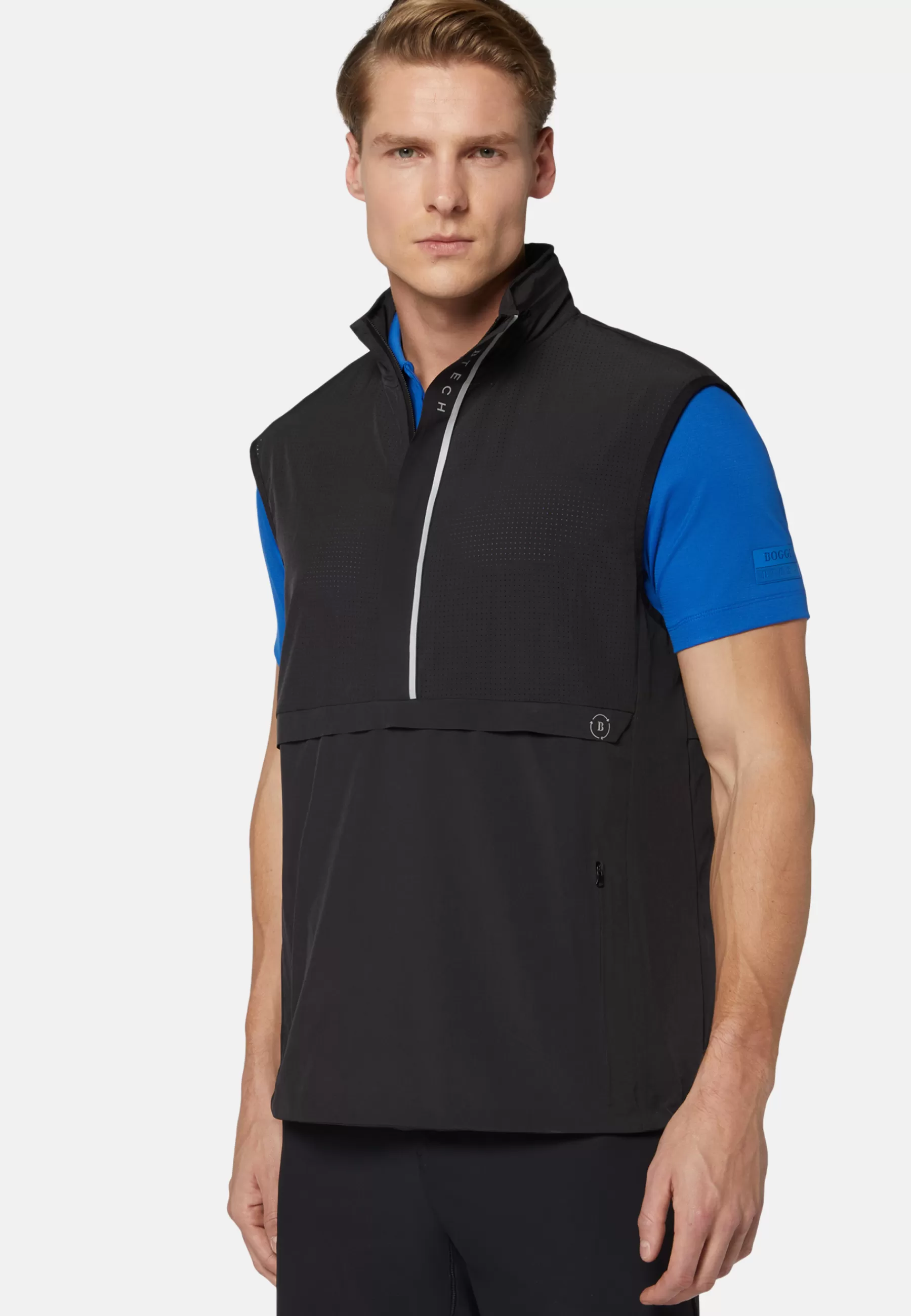 Outerwear^Boggi Milano B Tech Recycled Technical Fabric Vest Black