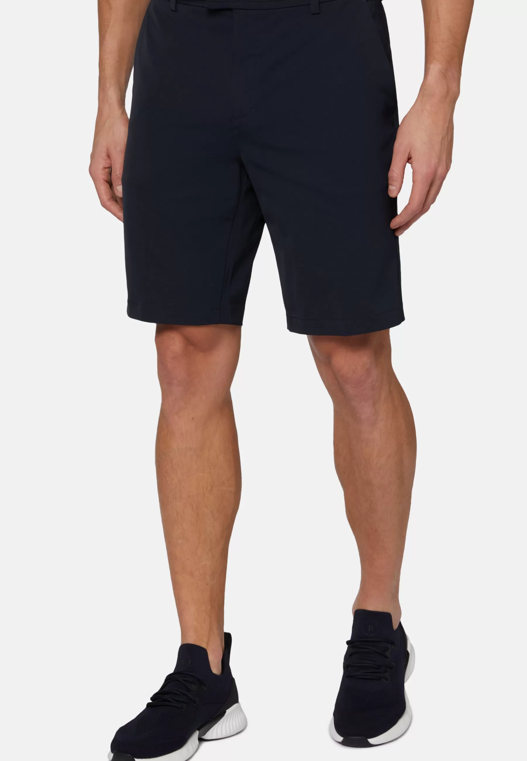 Bermuda^Boggi Milano B Tech Stretch Nylon Bermuda Shorts Navy blue