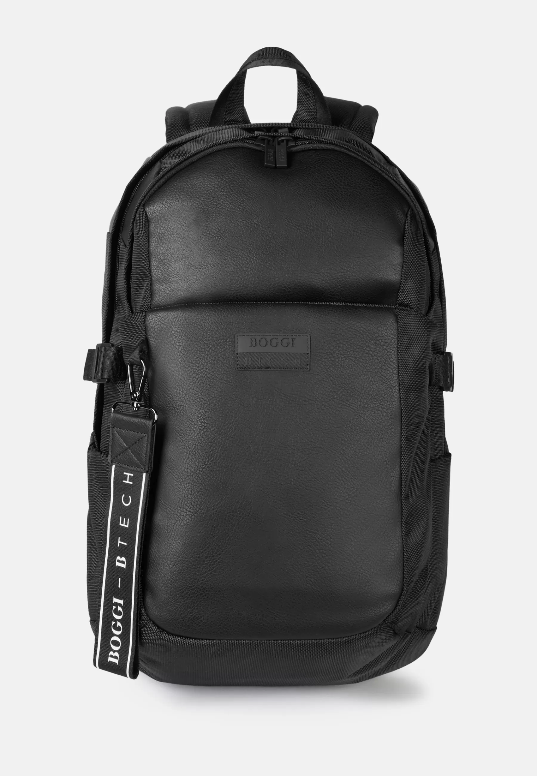 Rucksacks and Suitcases^Boggi Milano Backpack in Technical Fabric Black