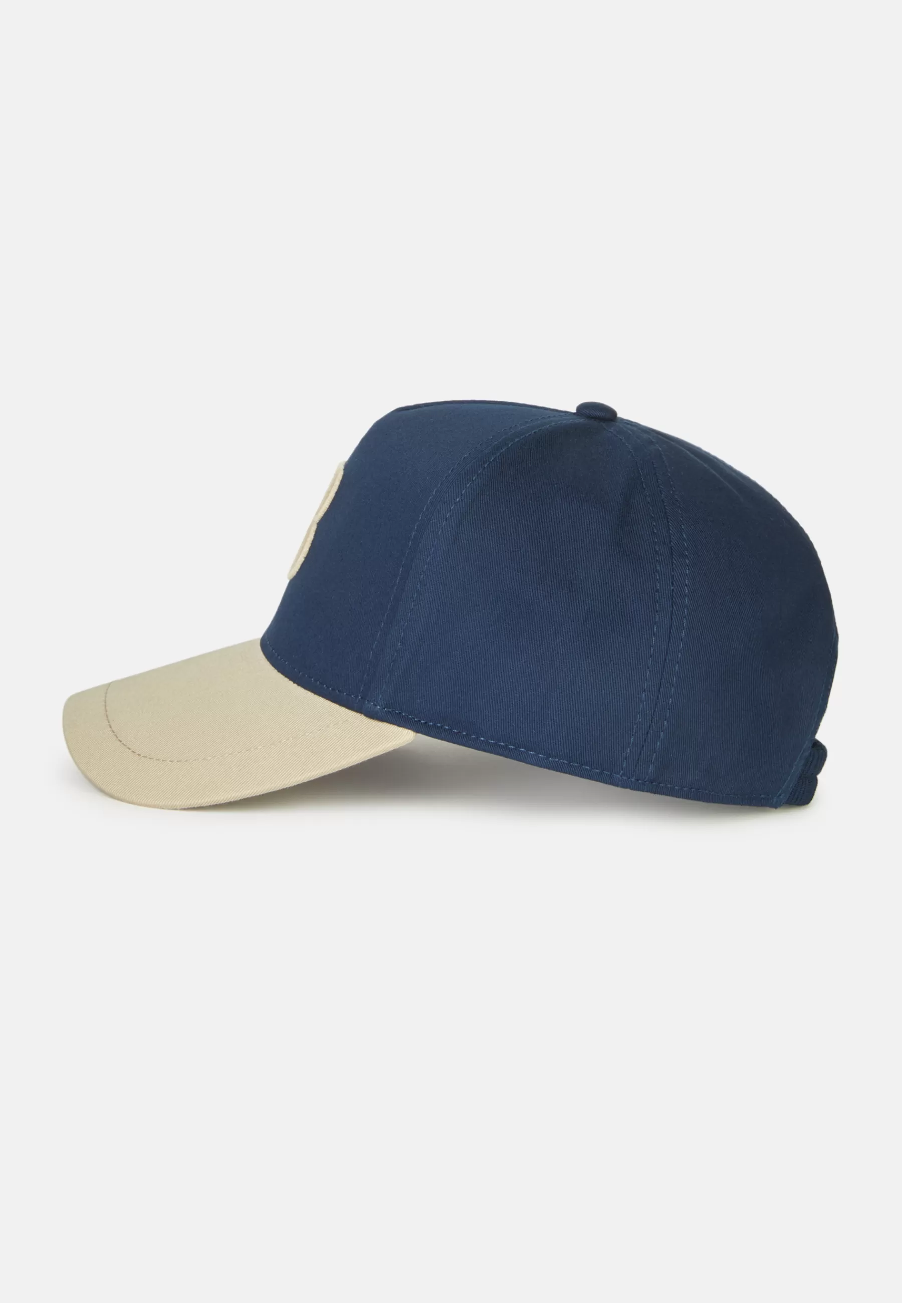 Hats^Boggi Milano Baseball Cap With Visor And Embroidery in Cotton Blue