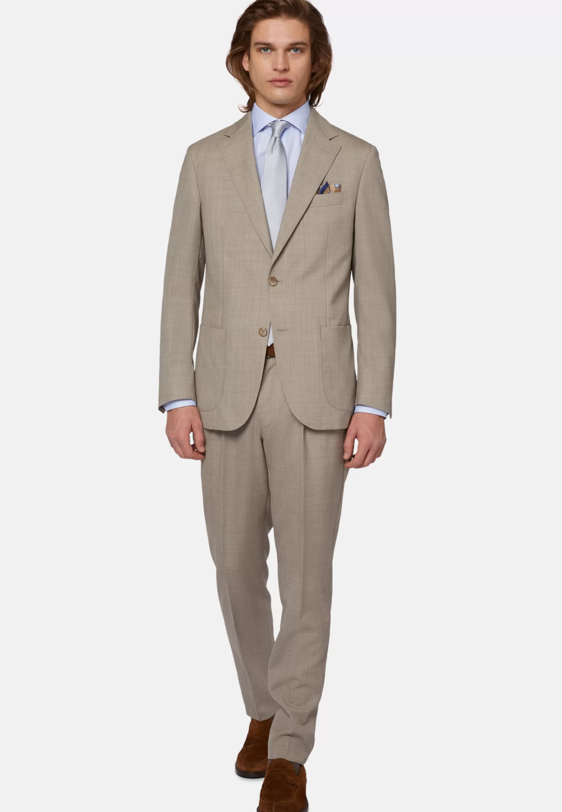 Suits^Boggi Milano Pure Wool Suit Beige