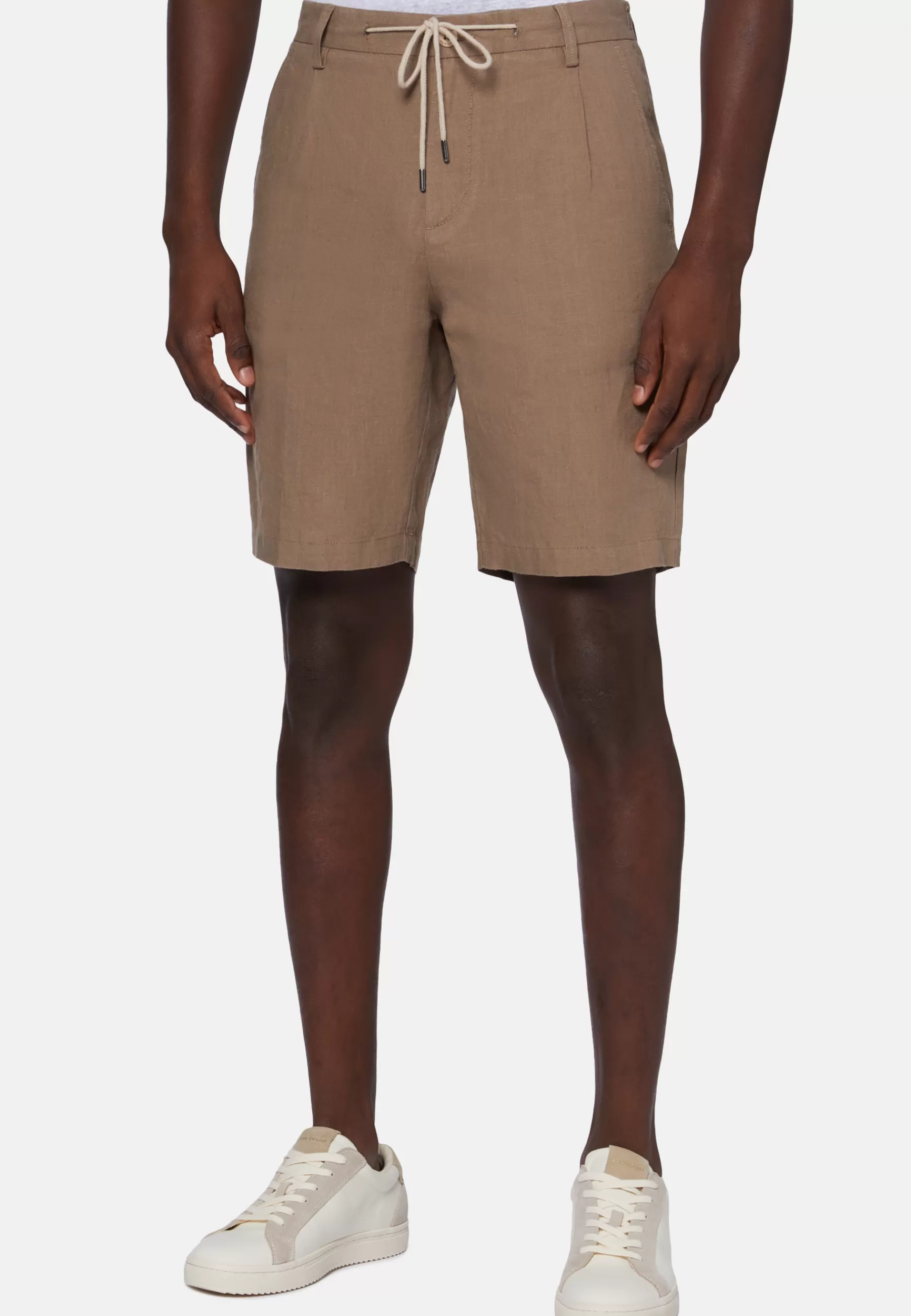 Bermuda^Boggi Milano Bermudas in Linen Taupe