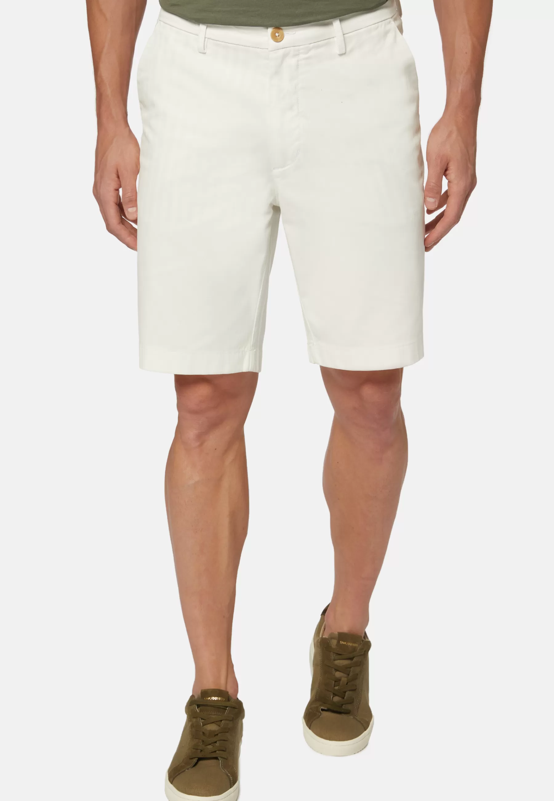 Bermuda^Boggi Milano Bermudas in Stretch Cotton White