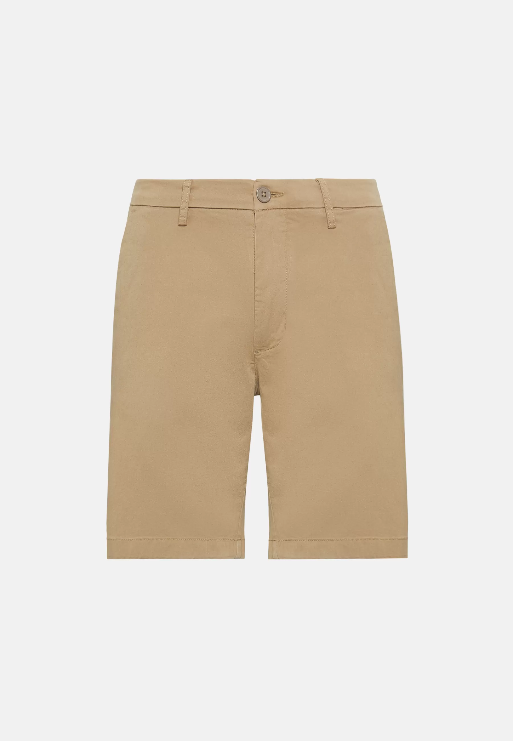 Bermuda^Boggi Milano Bermudas in Stretch Cotton Taupe