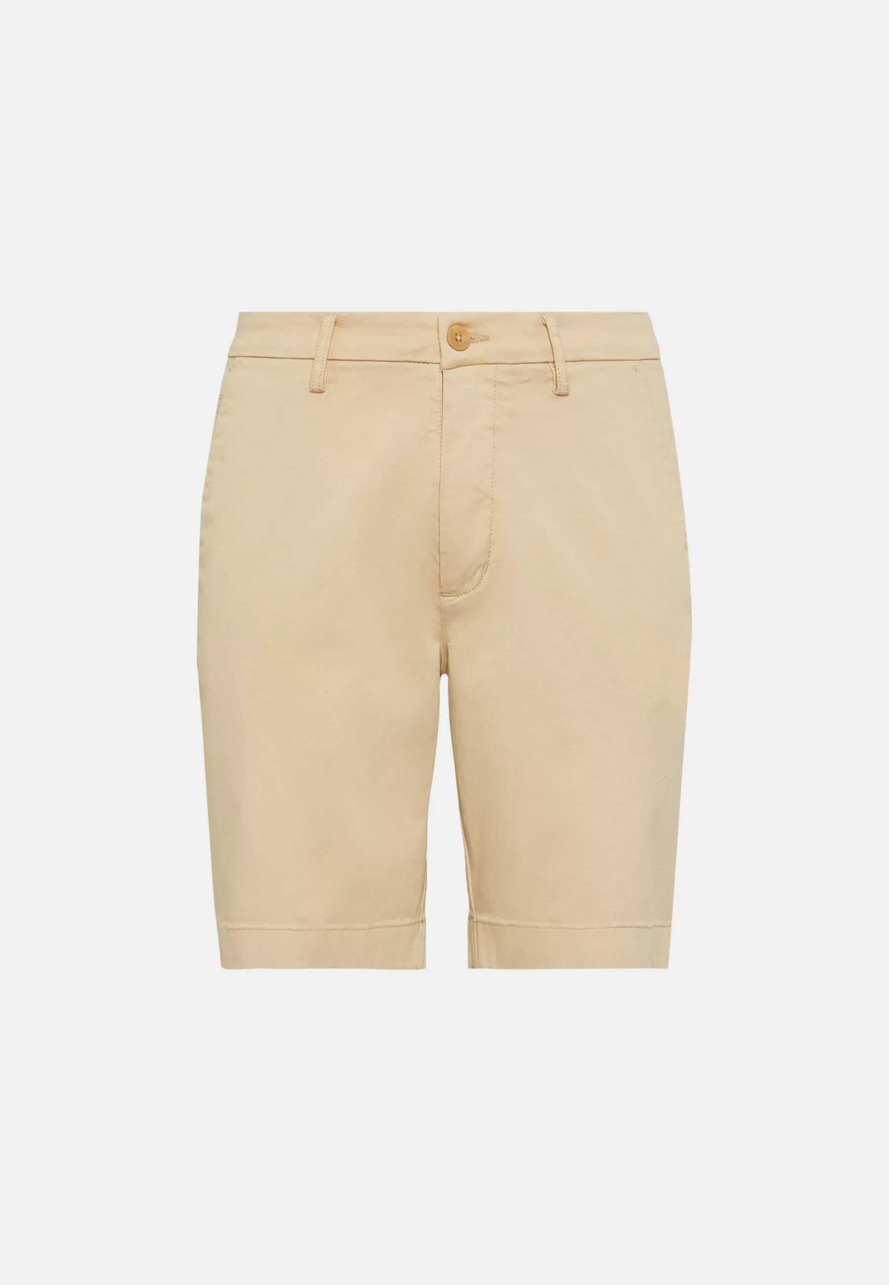 Bermuda^Boggi Milano Bermudas in Stretch Cotton Sand