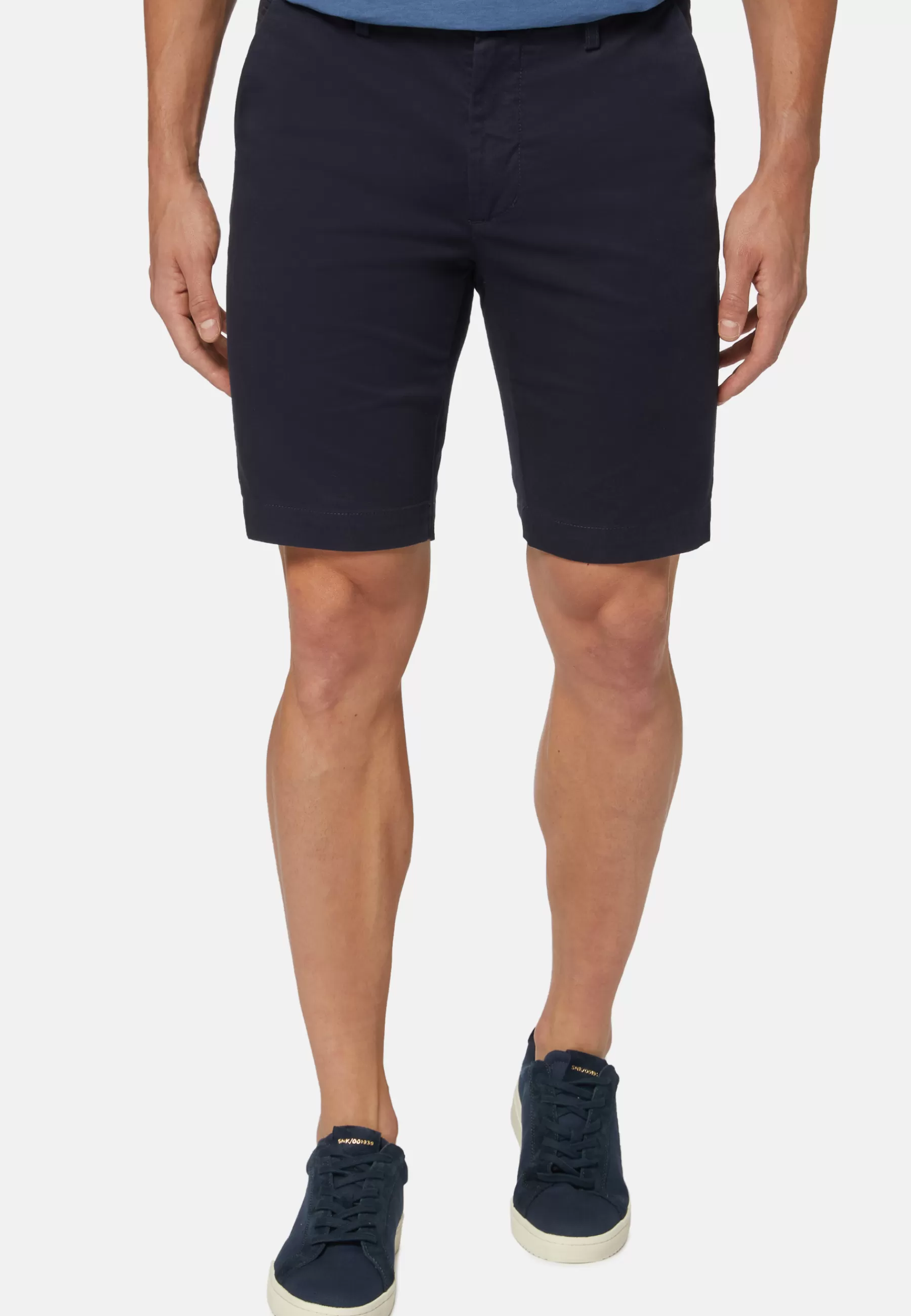 Bermuda^Boggi Milano Bermudas in Stretch Cotton Navy blue