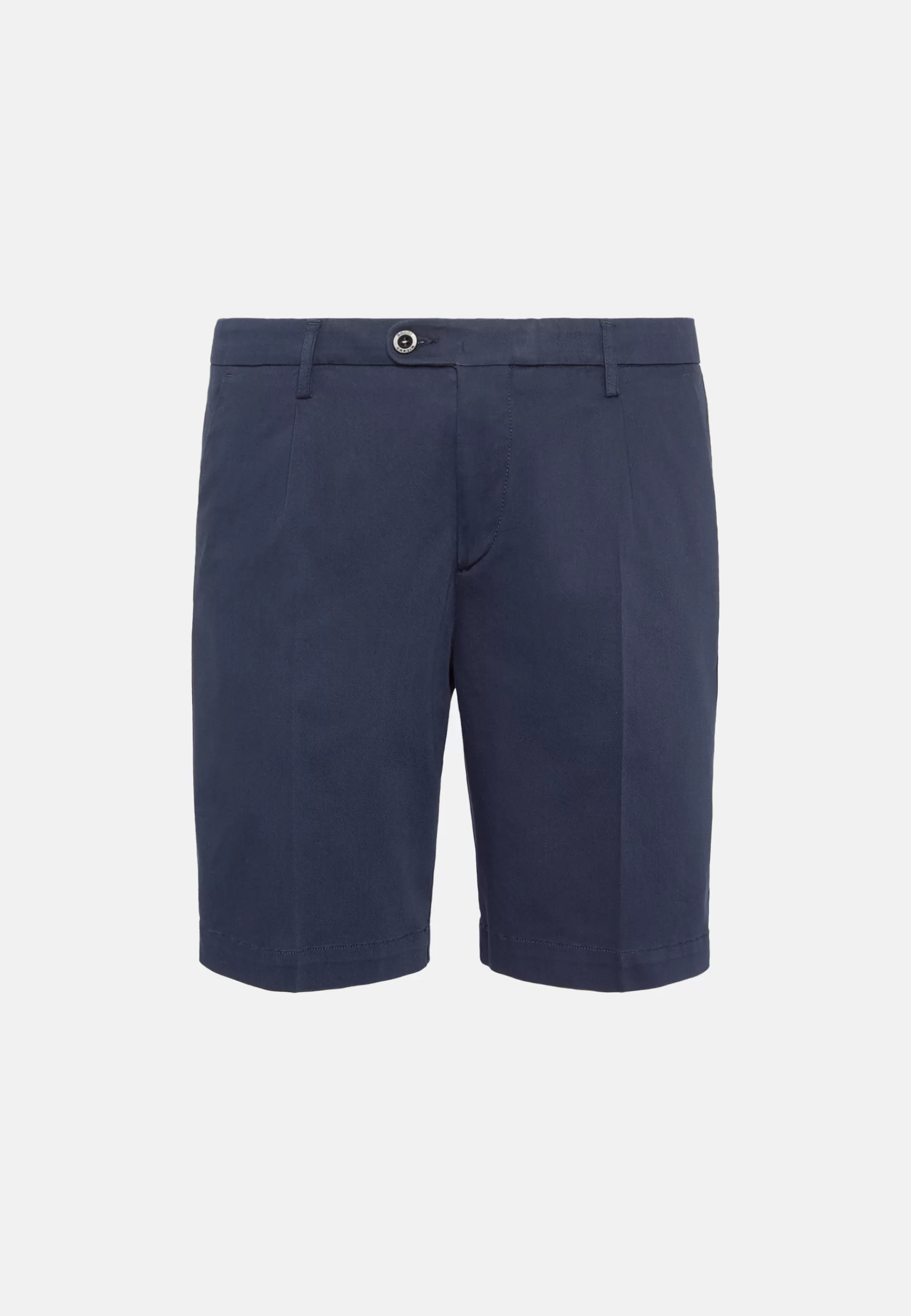 Bermuda^Boggi Milano Bermudas in Stretch Tencel Cotton Navy blue