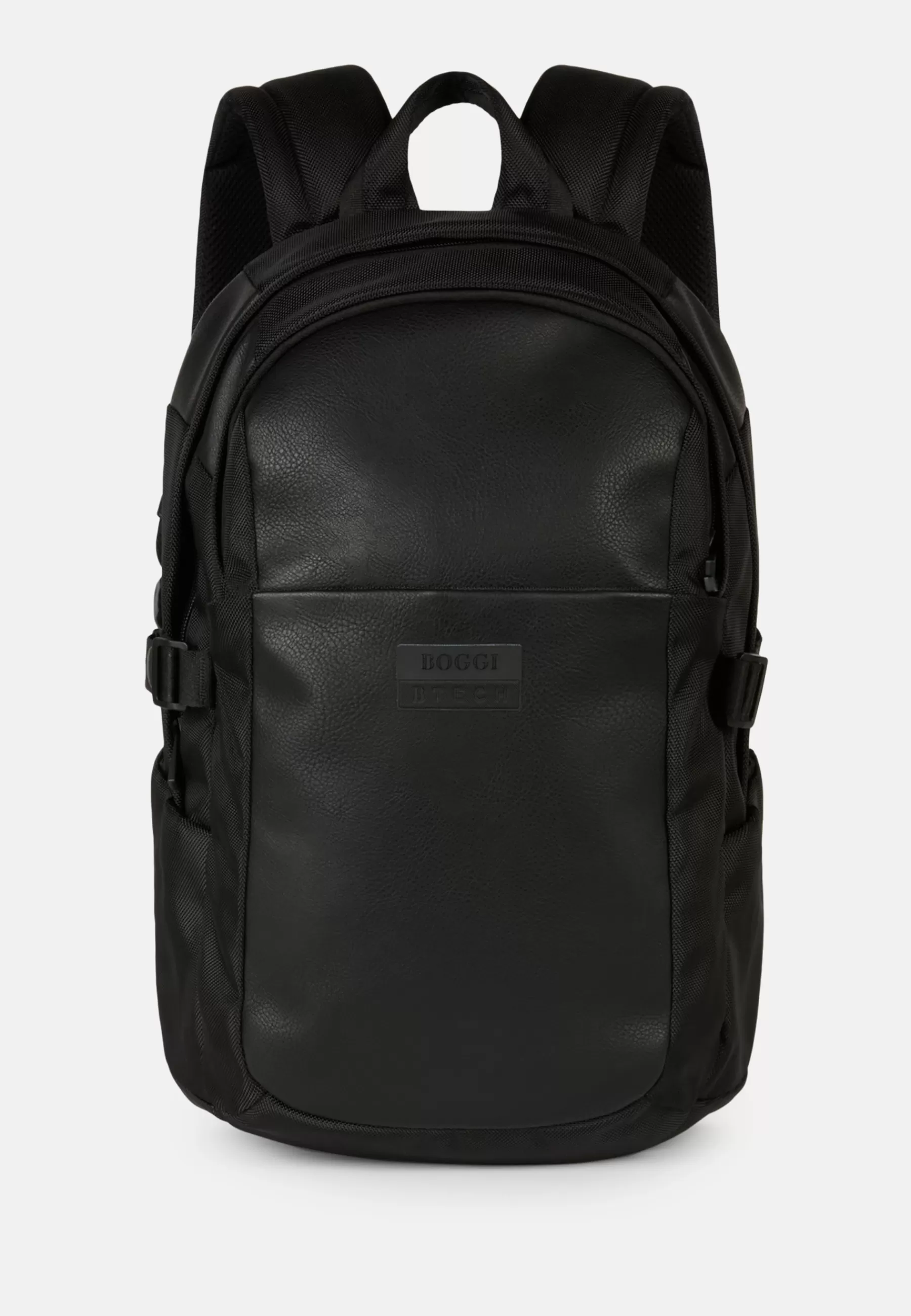 Rucksacks and Suitcases^Boggi Milano Recycled Technical Fabric Rucksack Black