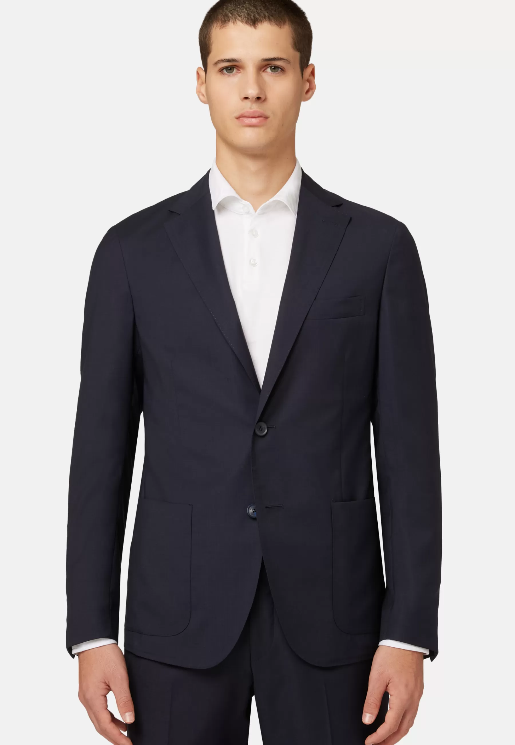 Blazers | Must-Have^Boggi Milano Blue Jacket in B Aria Wool Navy blue