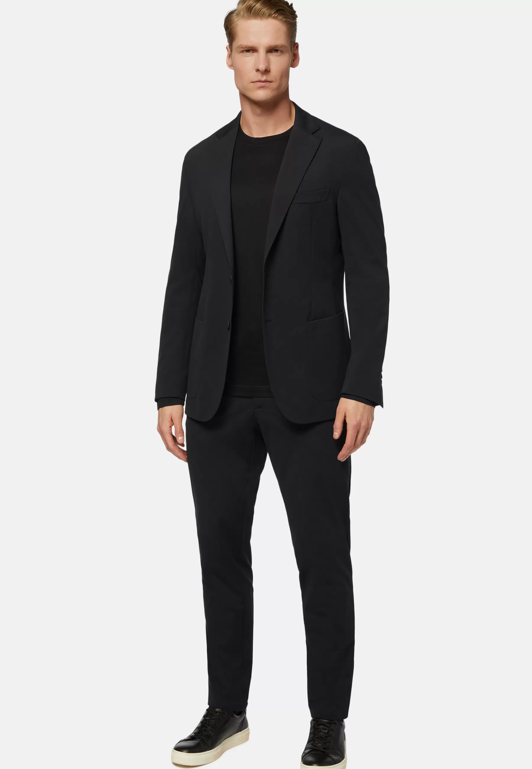 Blazers | Must-Have^Boggi Milano Btech Stretch Nylon Blazer Black