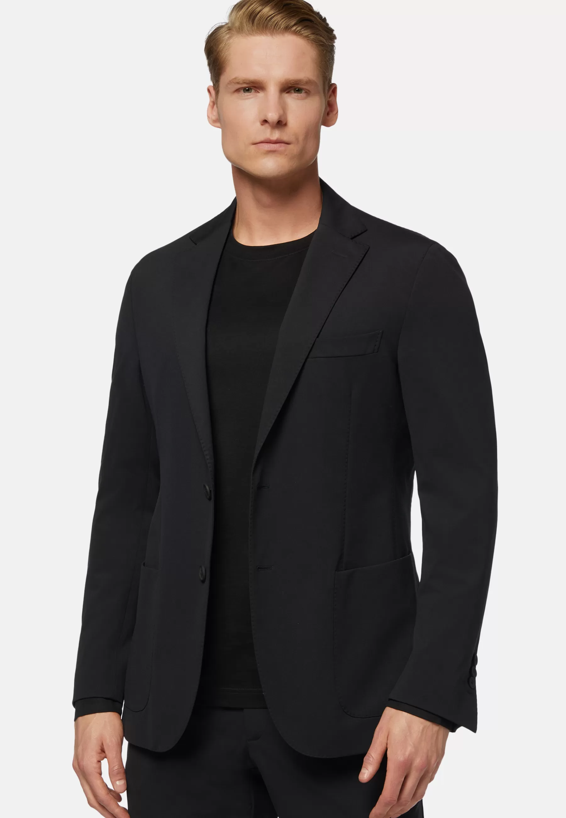 Blazers | Must-Have^Boggi Milano Btech Stretch Nylon Blazer Black