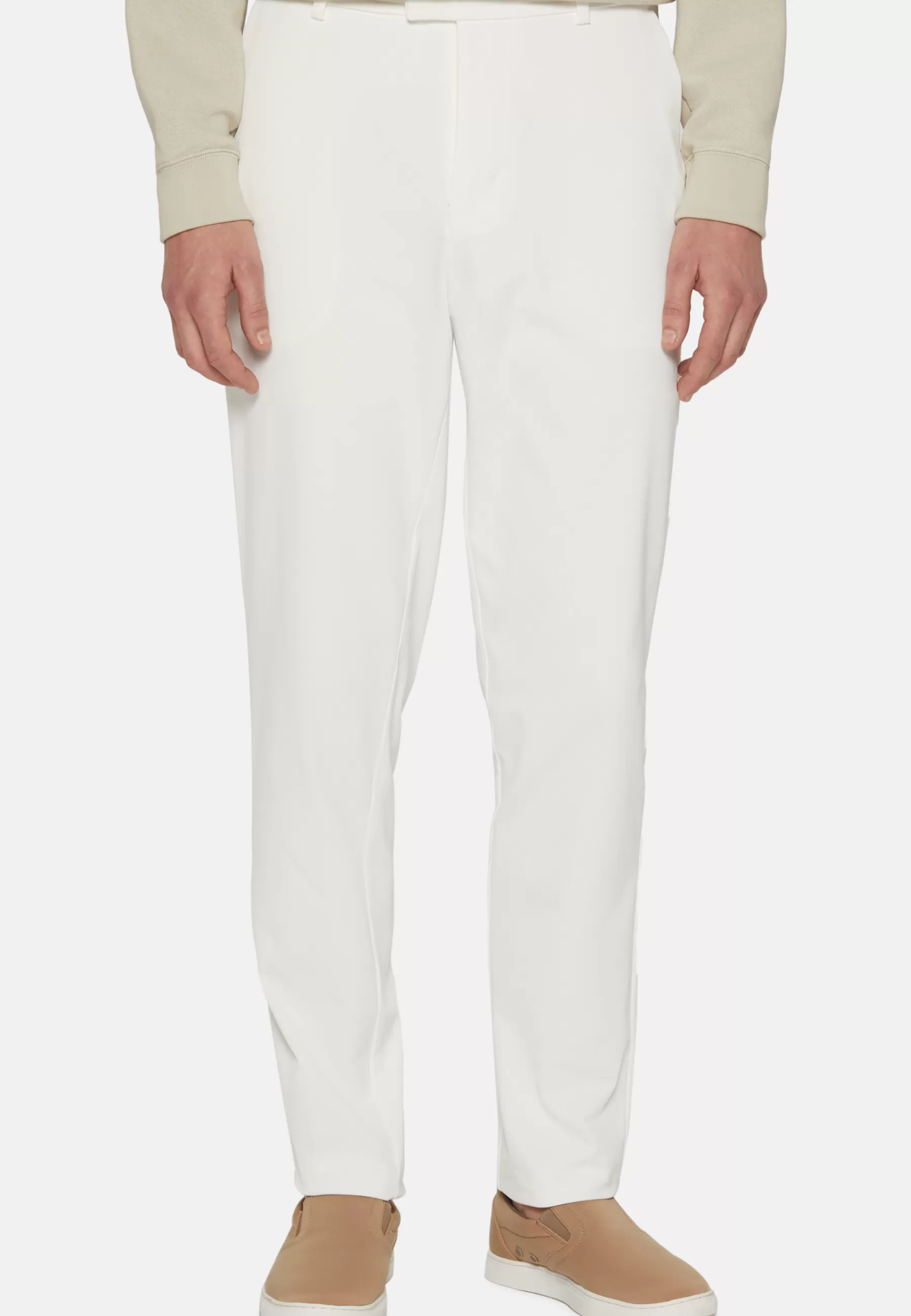 Pants^Boggi Milano B-Tech Stretch Nylon Pants Cream