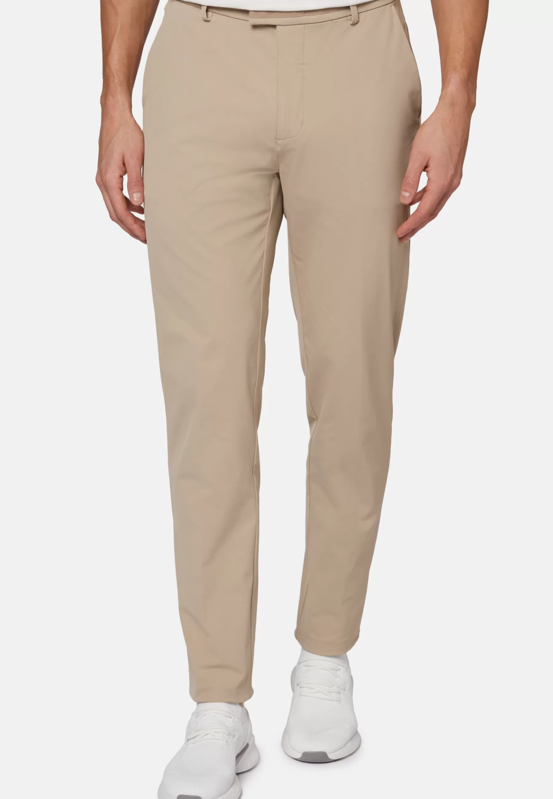 Pants^Boggi Milano B-Tech Stretch Nylon Pants Beige