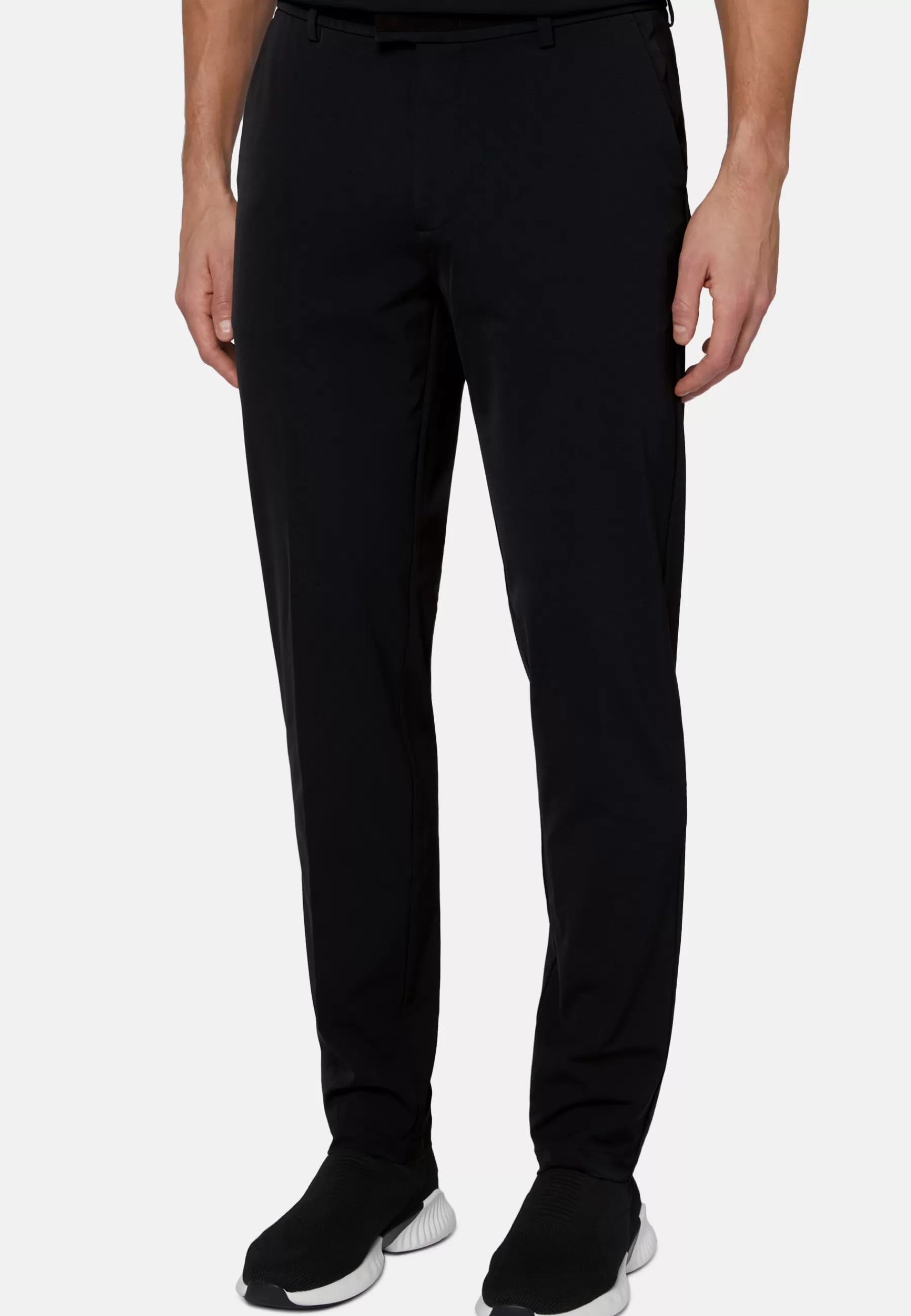 Pants^Boggi Milano B-Tech Stretch Nylon Pants Black