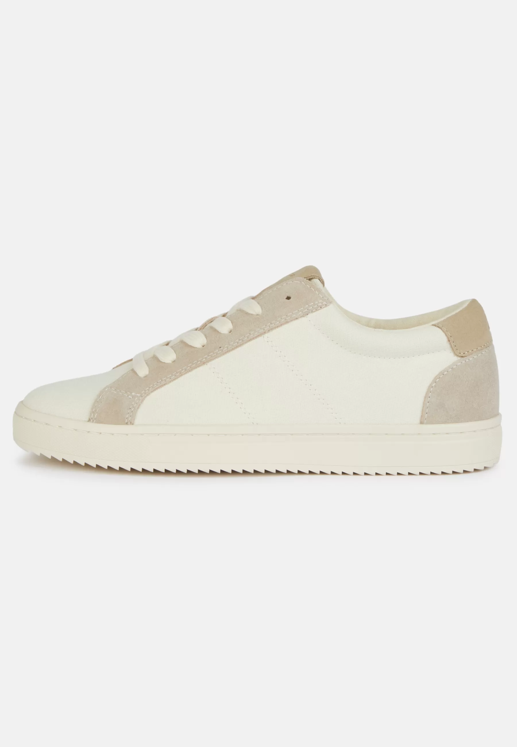 Sneakers^Boggi Milano Canvas and Suede Trainers Cream