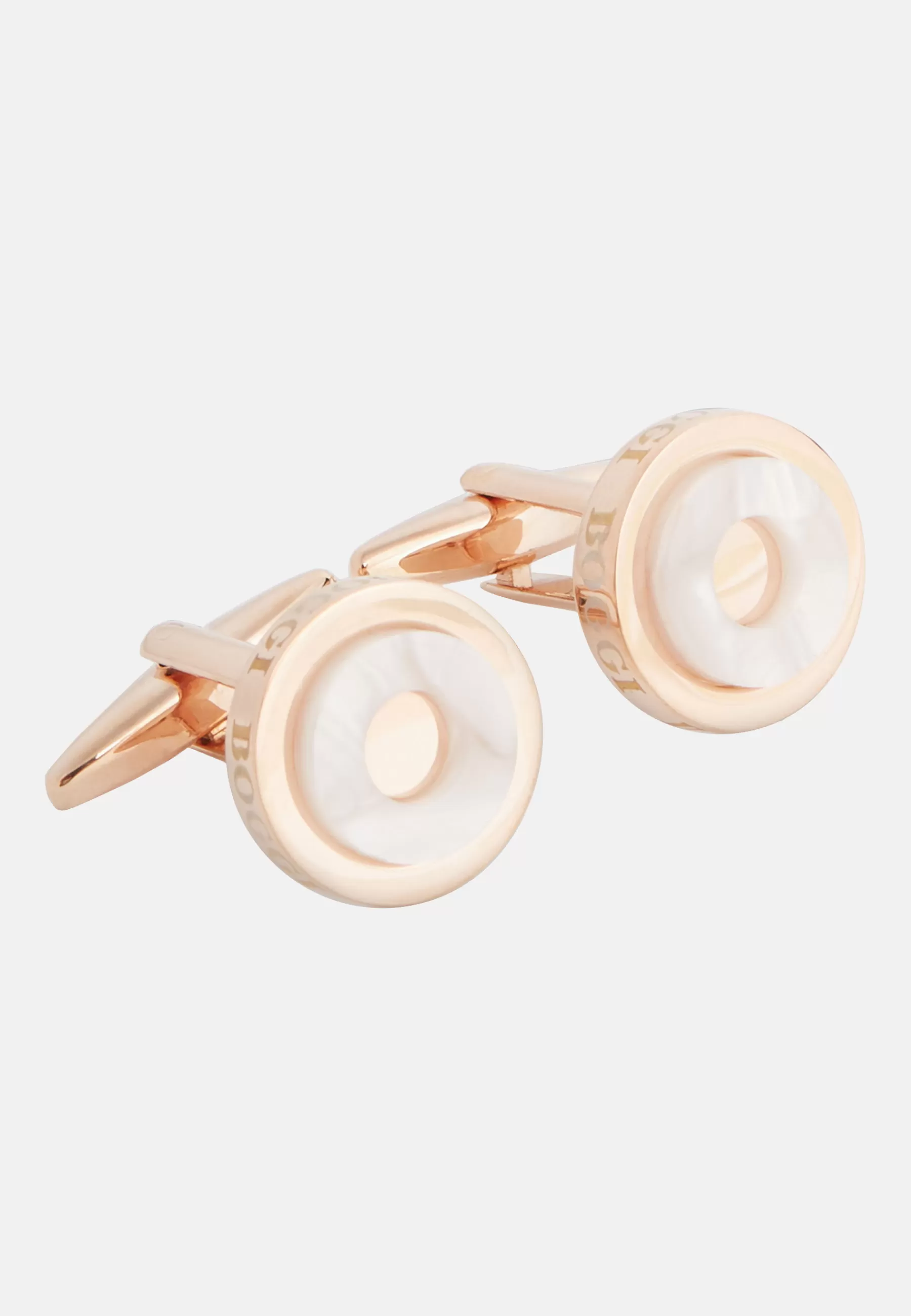 Cufflinks^Boggi Milano Circular cufflinks with contrast Gold