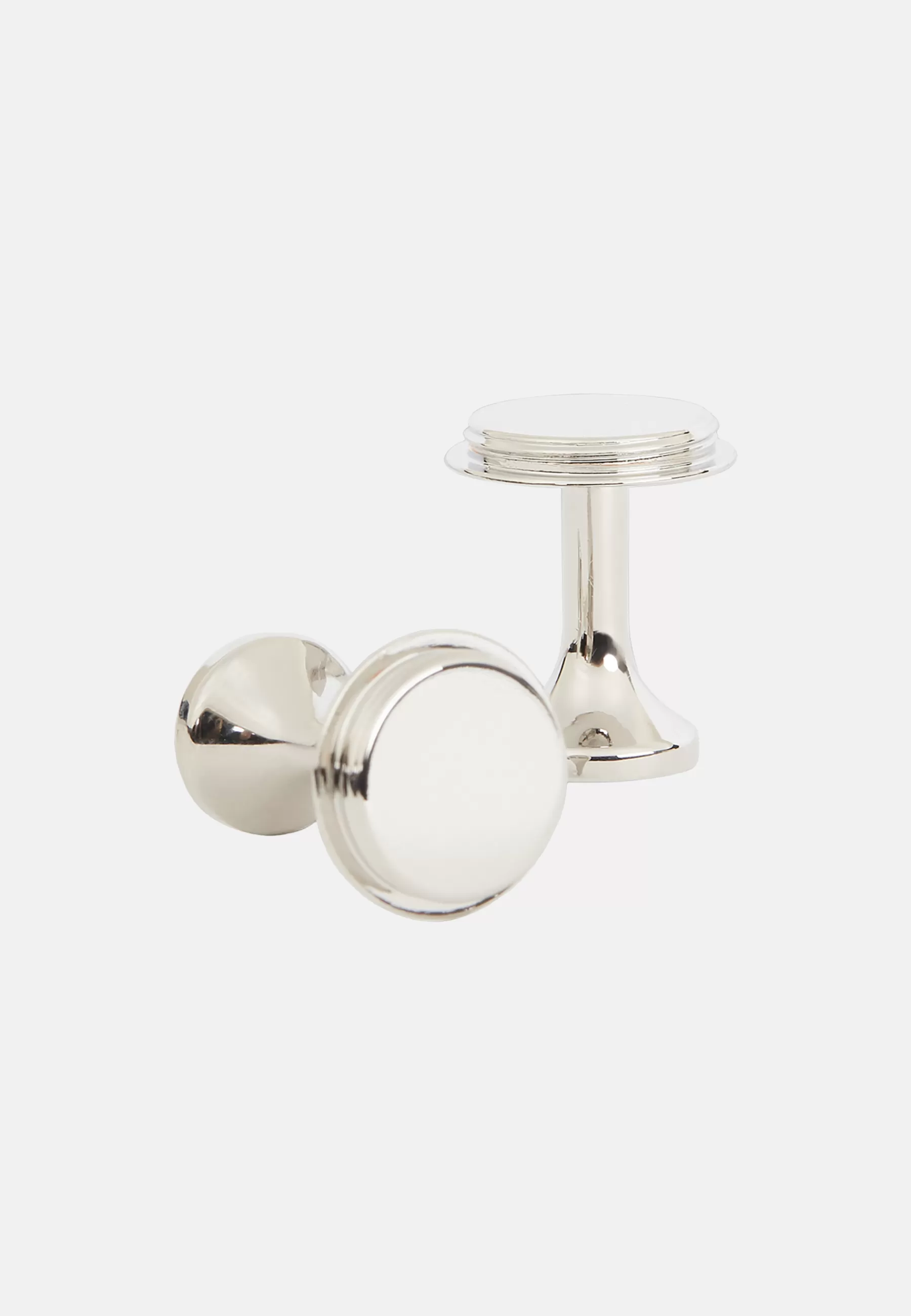 Cufflinks^Boggi Milano Circular letter base cufflinks Silver