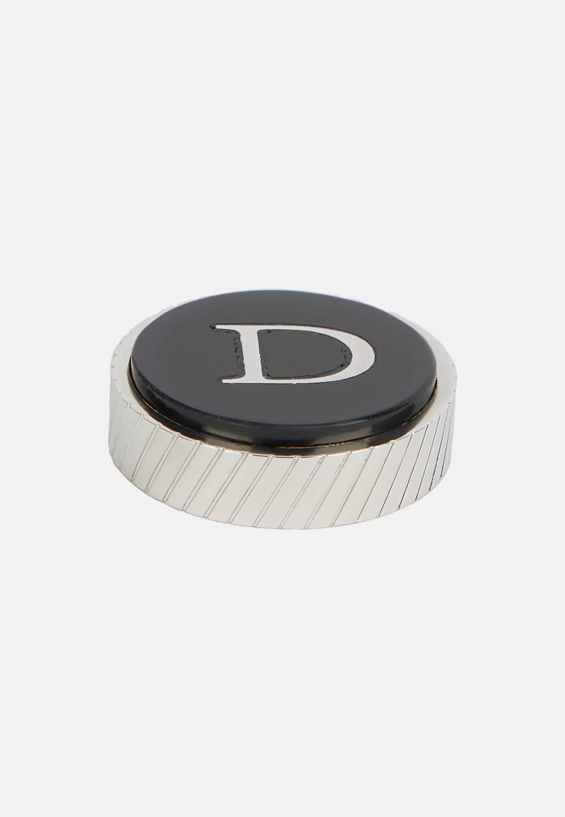 Cufflinks^Boggi Milano Circular letter d for cufflinks Black