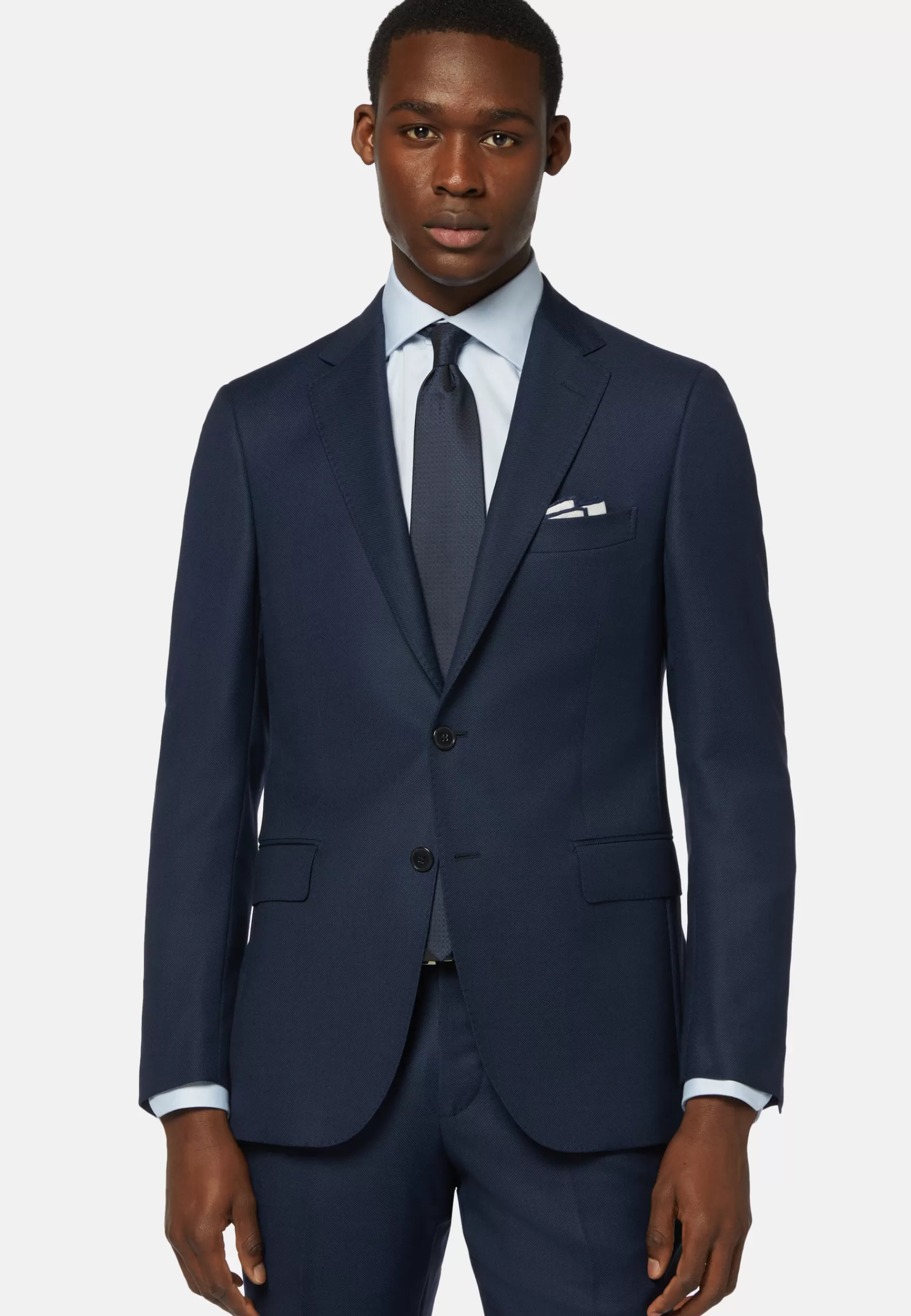 Blazers | Must-Have^Boggi Milano Cornflower Blue Birdseye Jacket In Super 110 Wool Bluette