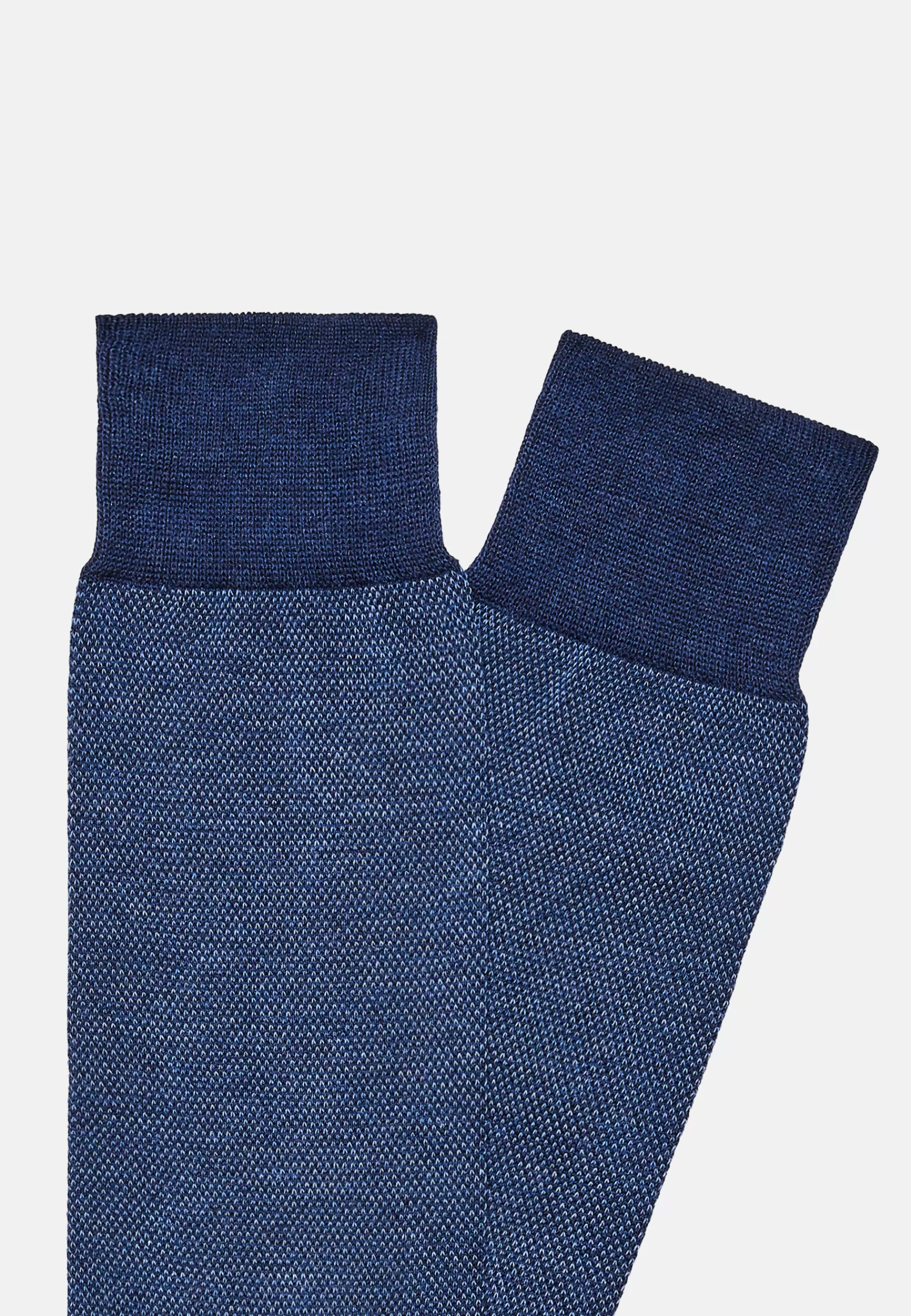 Socks^Boggi Milano Cotton Oxford Socks Air-blue