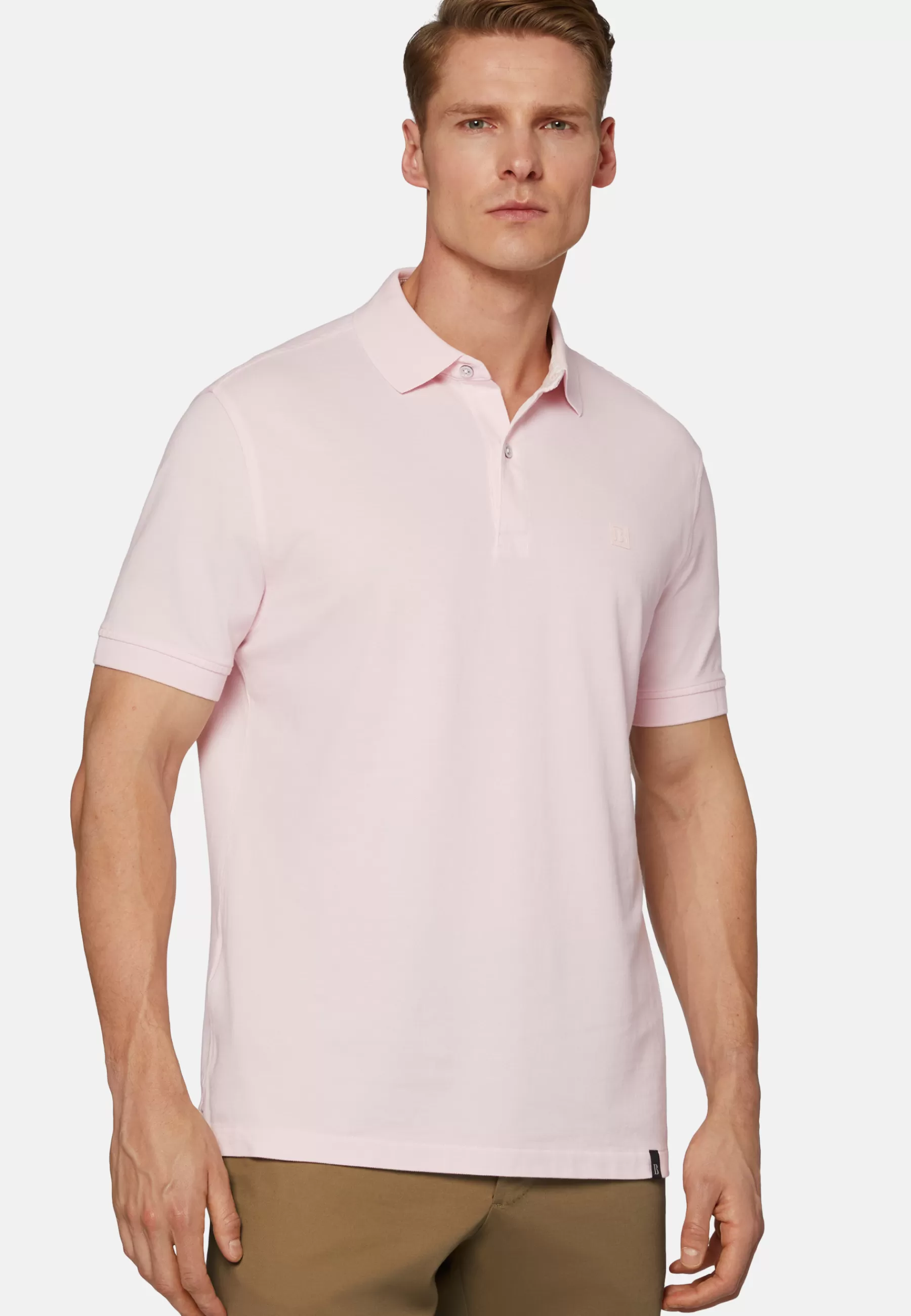 Polo^Boggi Milano Cotton Piqué Polo Shirt Pink