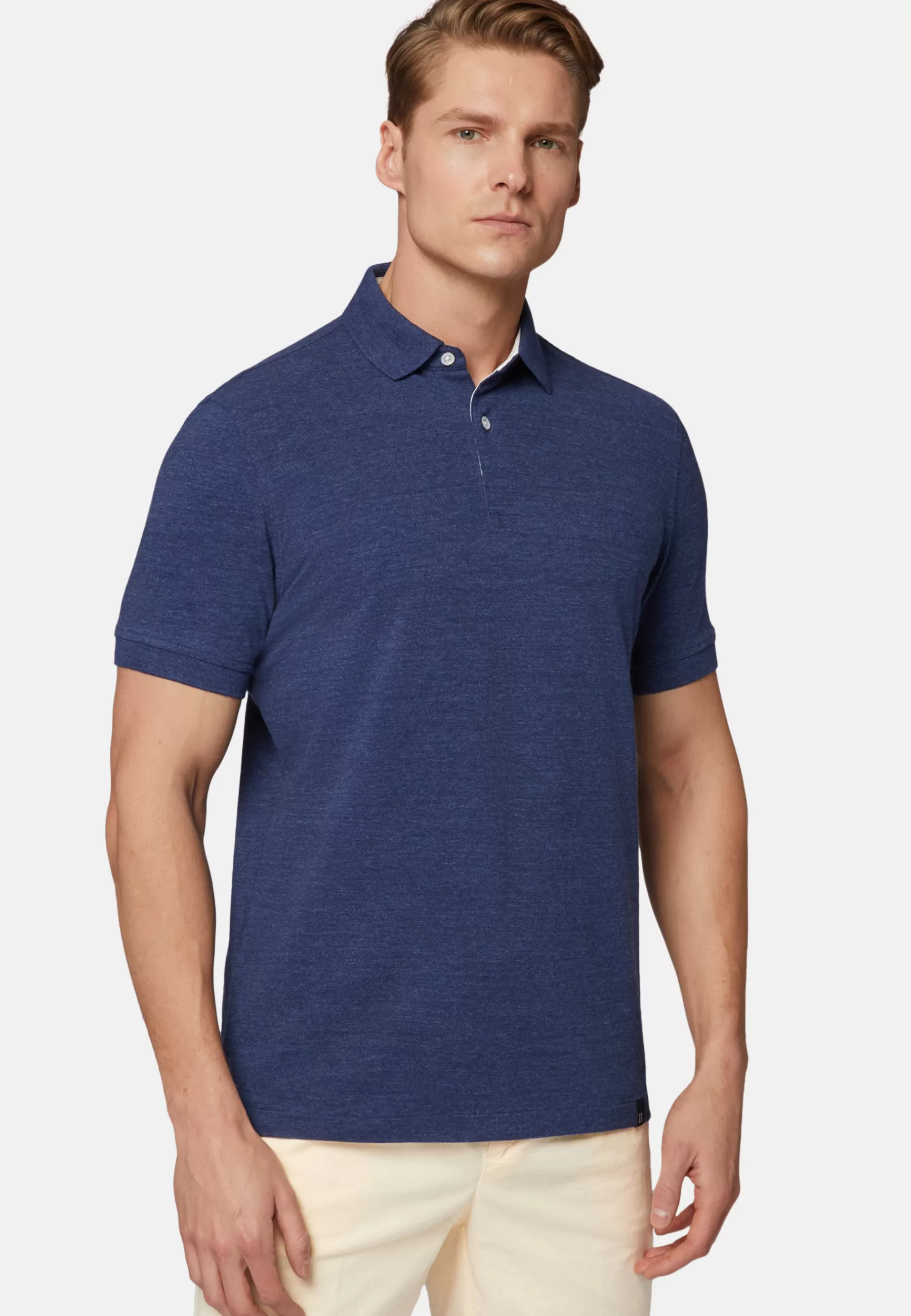 Polo Shirts^Boggi Milano Cotton Piqué Polo Shirt Indigo