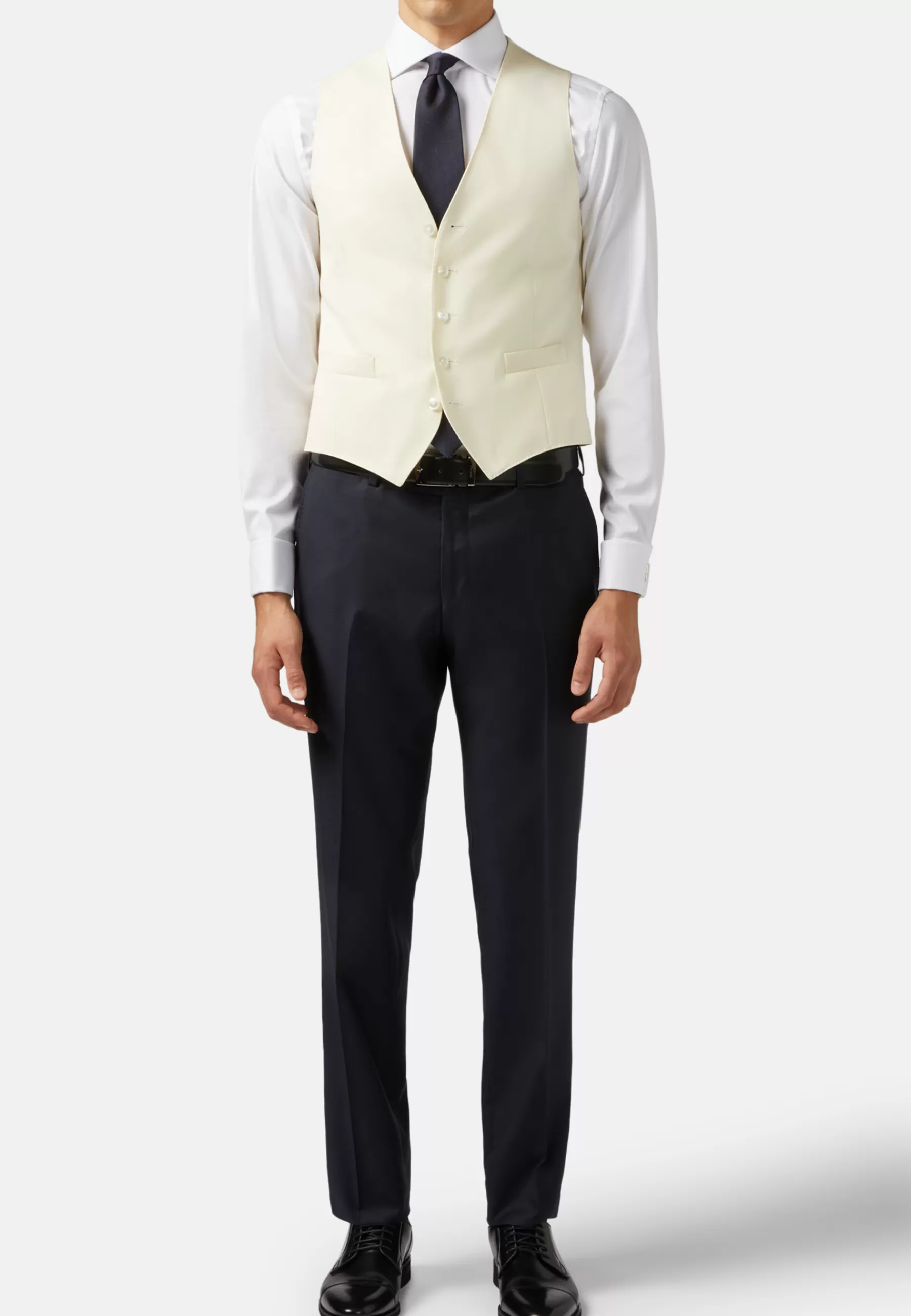 Suits and Waistcoats | Must-Have^Boggi Milano Wool Waistcoat Cream