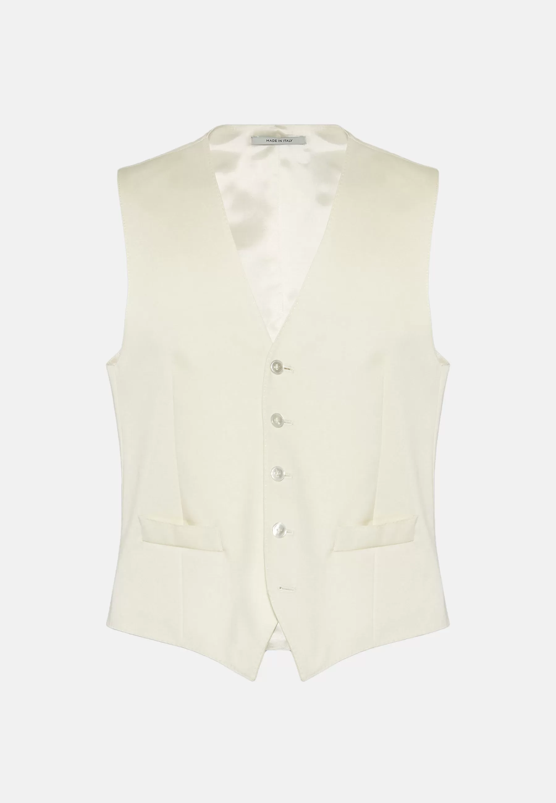 Suits and Waistcoats | Must-Have^Boggi Milano Wool Waistcoat Cream