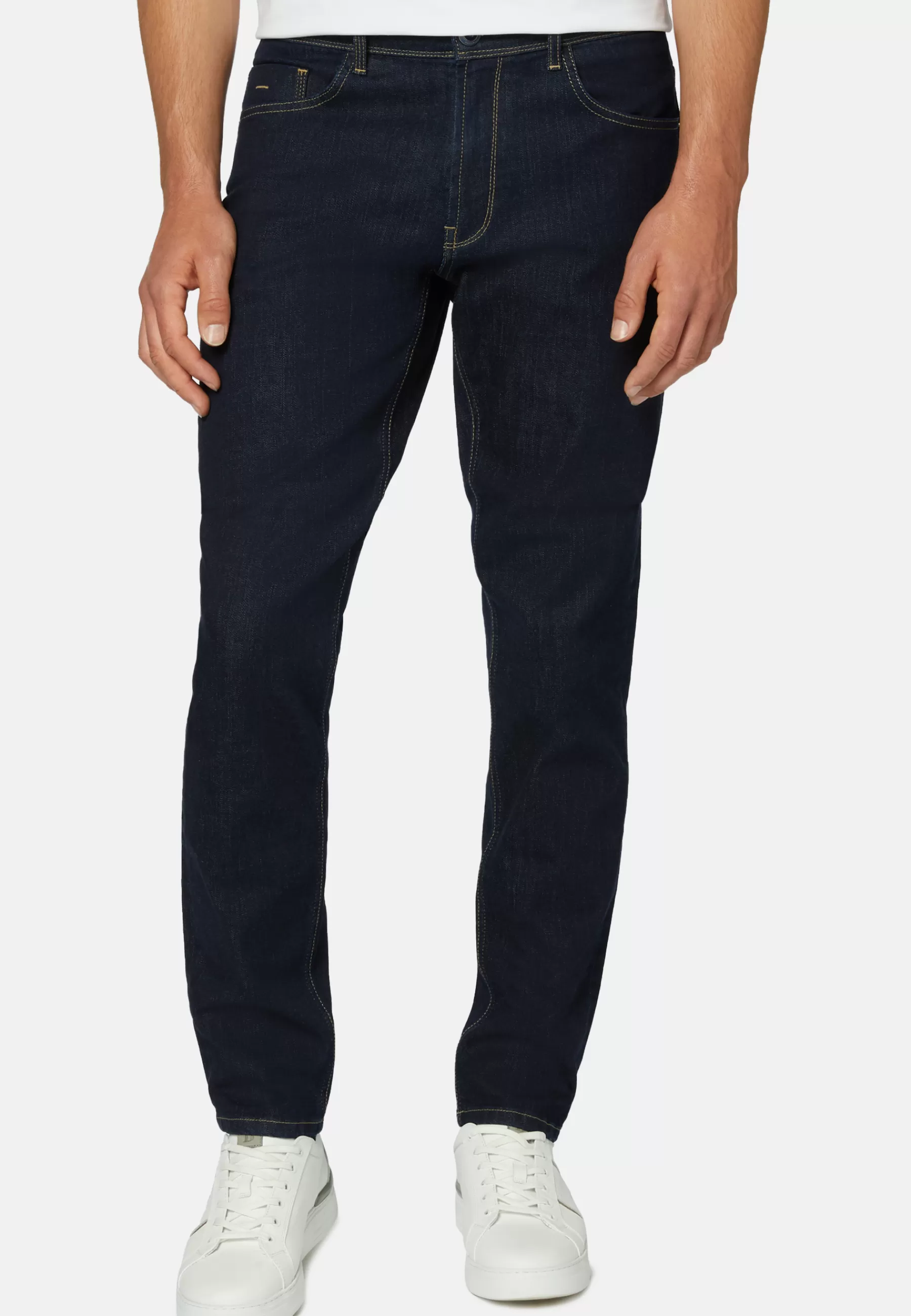 Jeans^Boggi Milano Stretch Denim Jeans Dark Blue