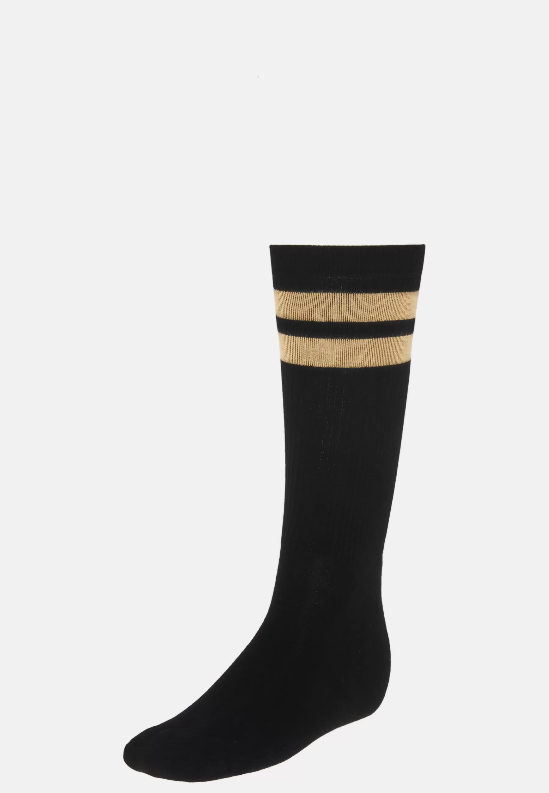 Socks^Boggi Milano Double Striped Socks in a Cotton Blend Black