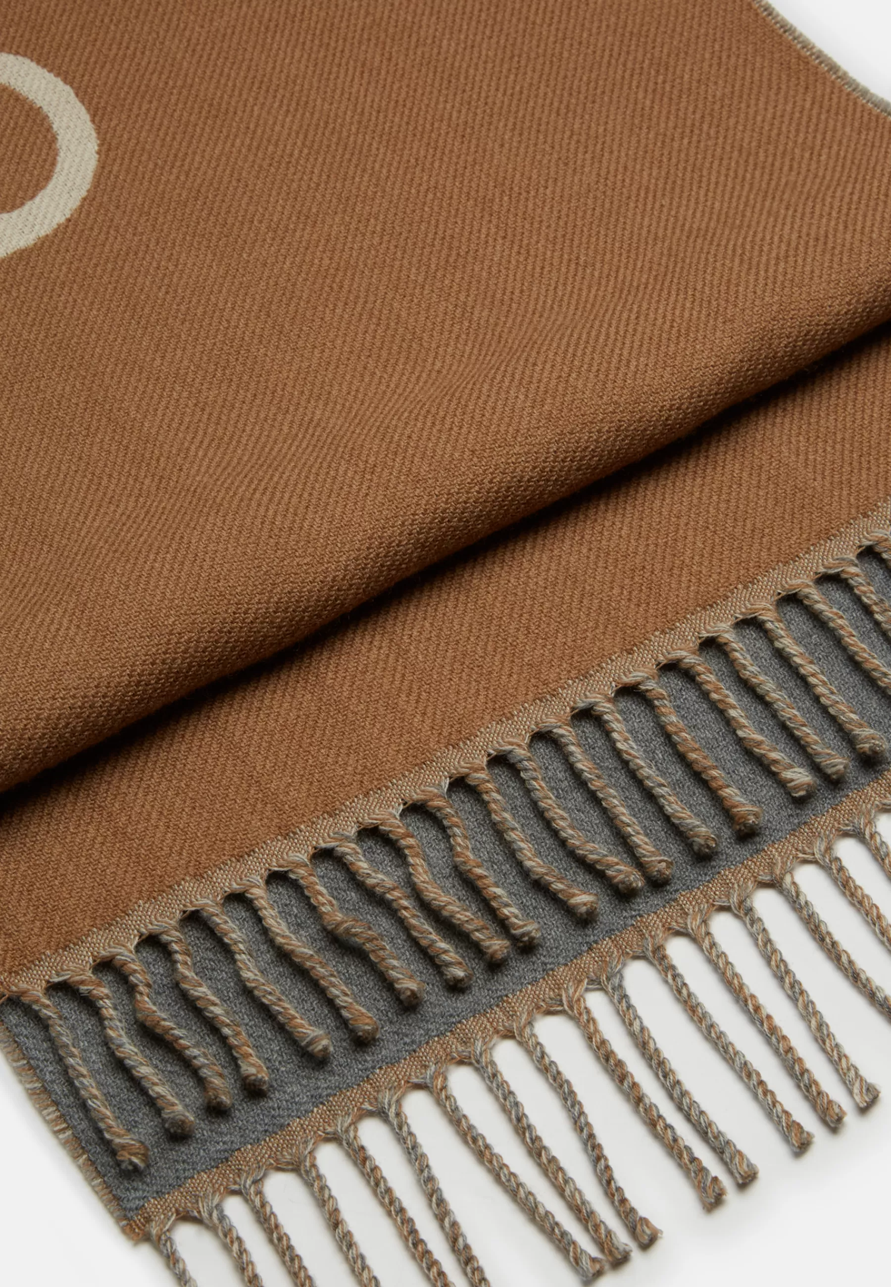 Scarves^Boggi Milano Drill Wool Scarf Hazelnut