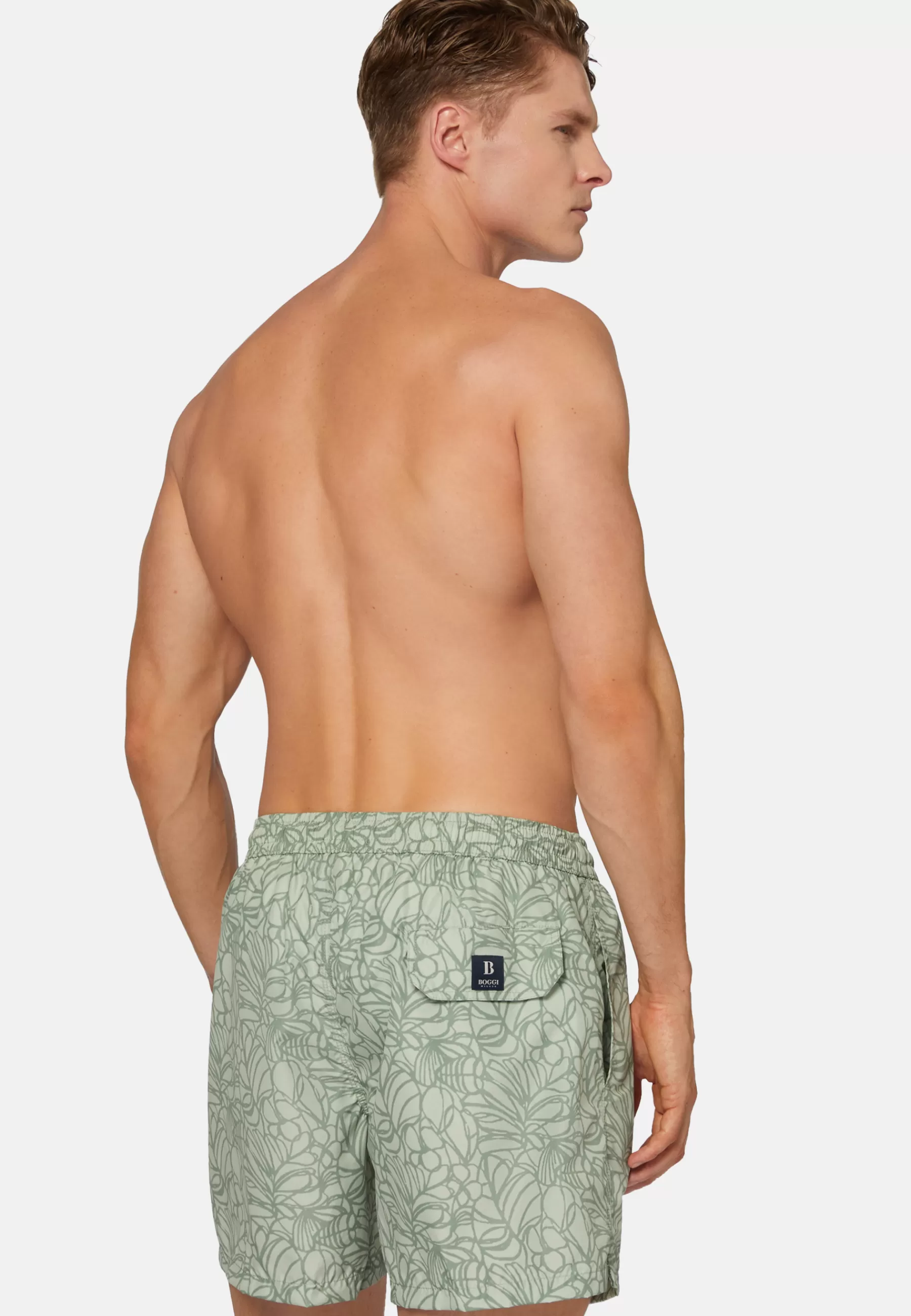 Swim Shorts^Boggi Milano Floral Print Swimsuit Green