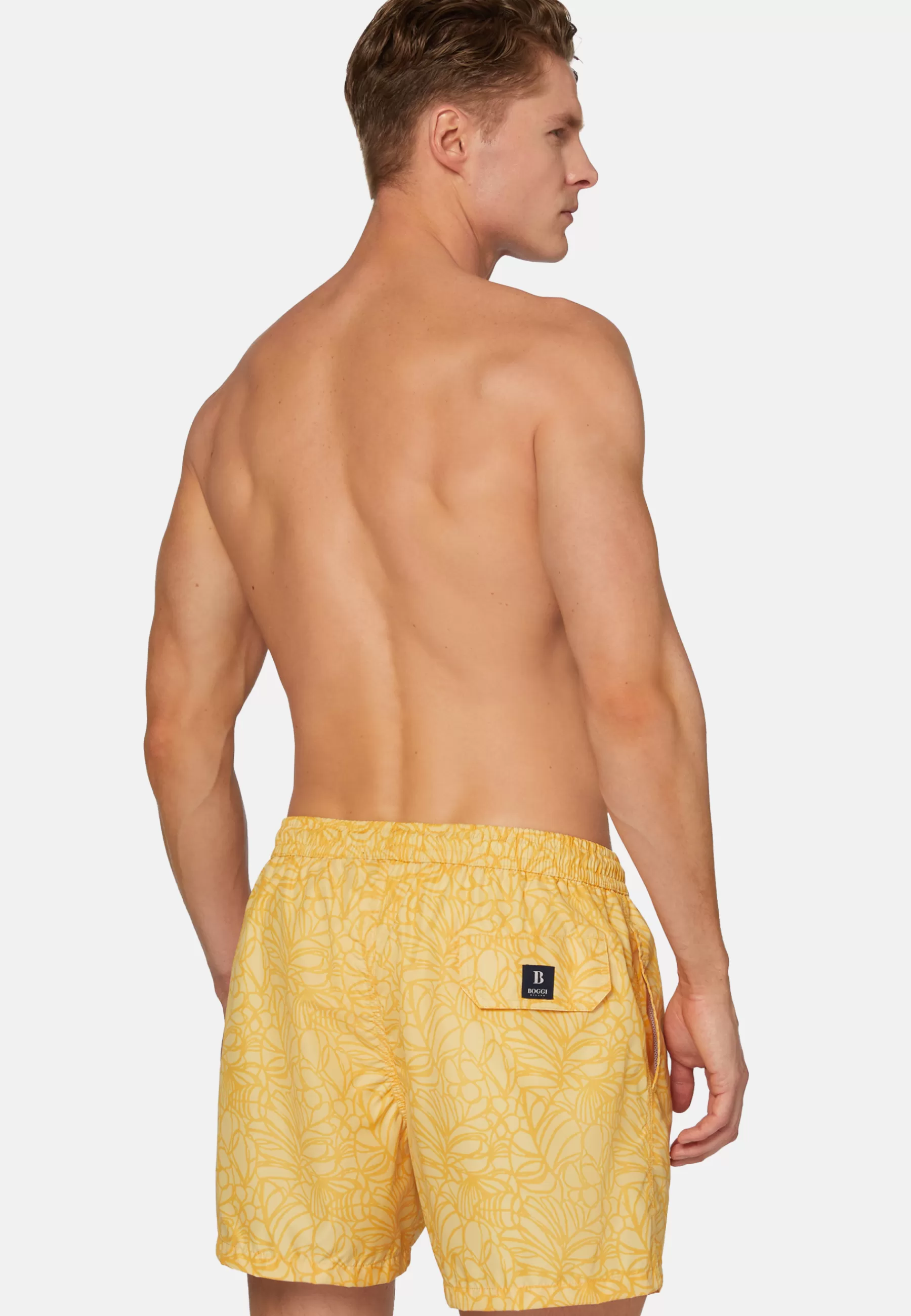 Swim Shorts^Boggi Milano Floral Print Swimsuit Yellow