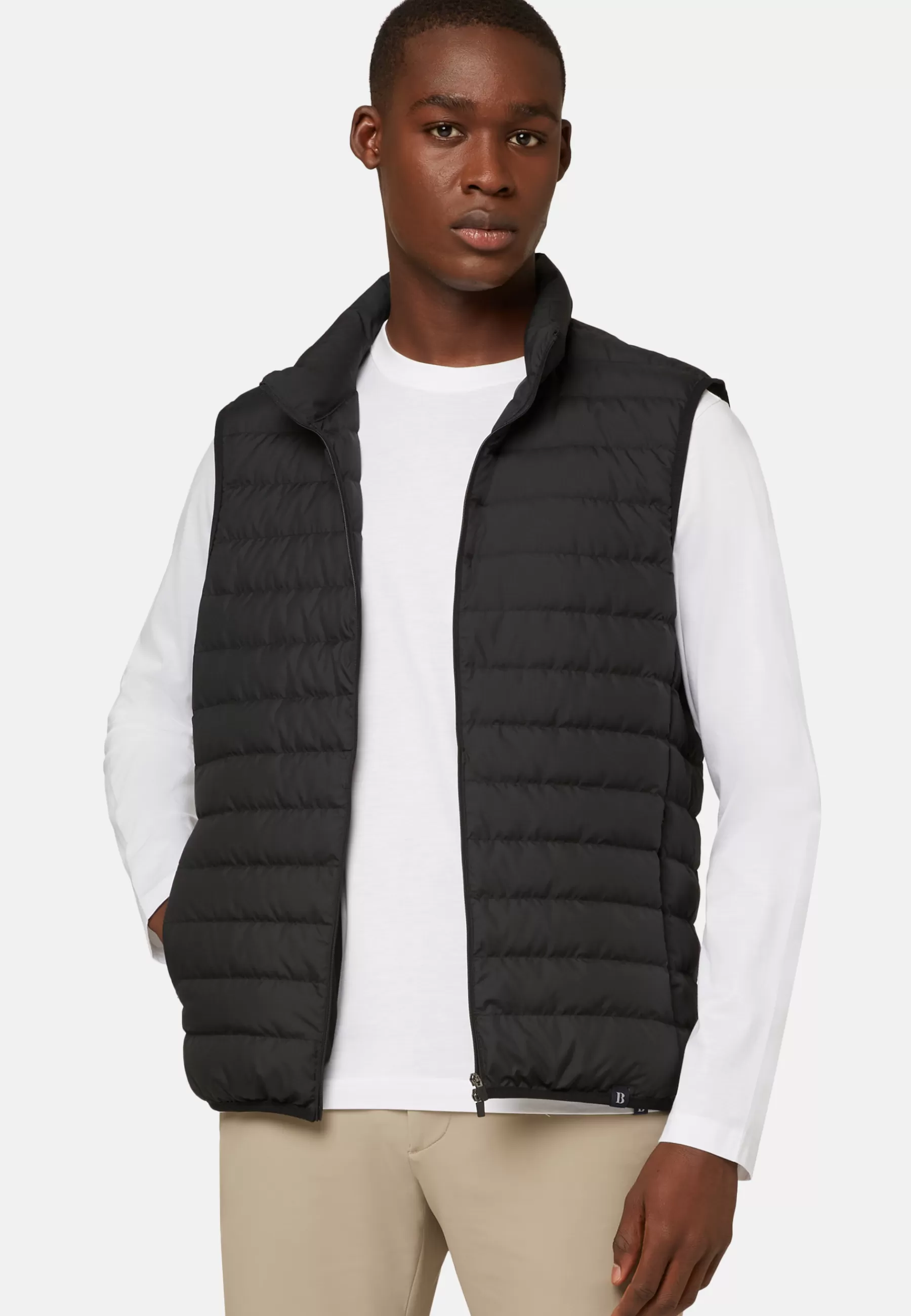 Outerwear and Vests | Must-Have^Boggi Milano Goose Down Recycled Fabric Waistcoat Black