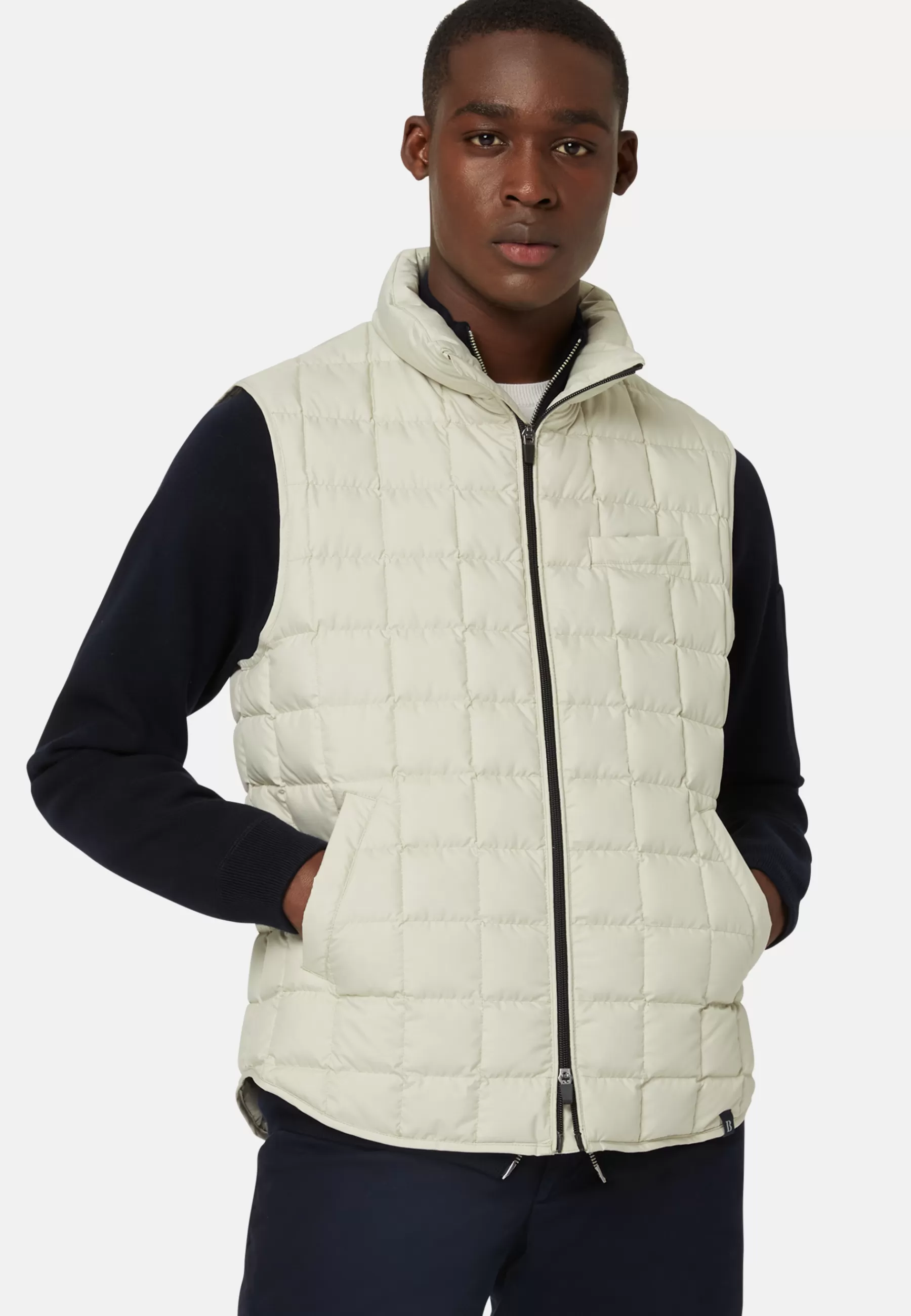 Outerwear^Boggi Milano Goose Down Recycled Fabric Waistcoat CREA