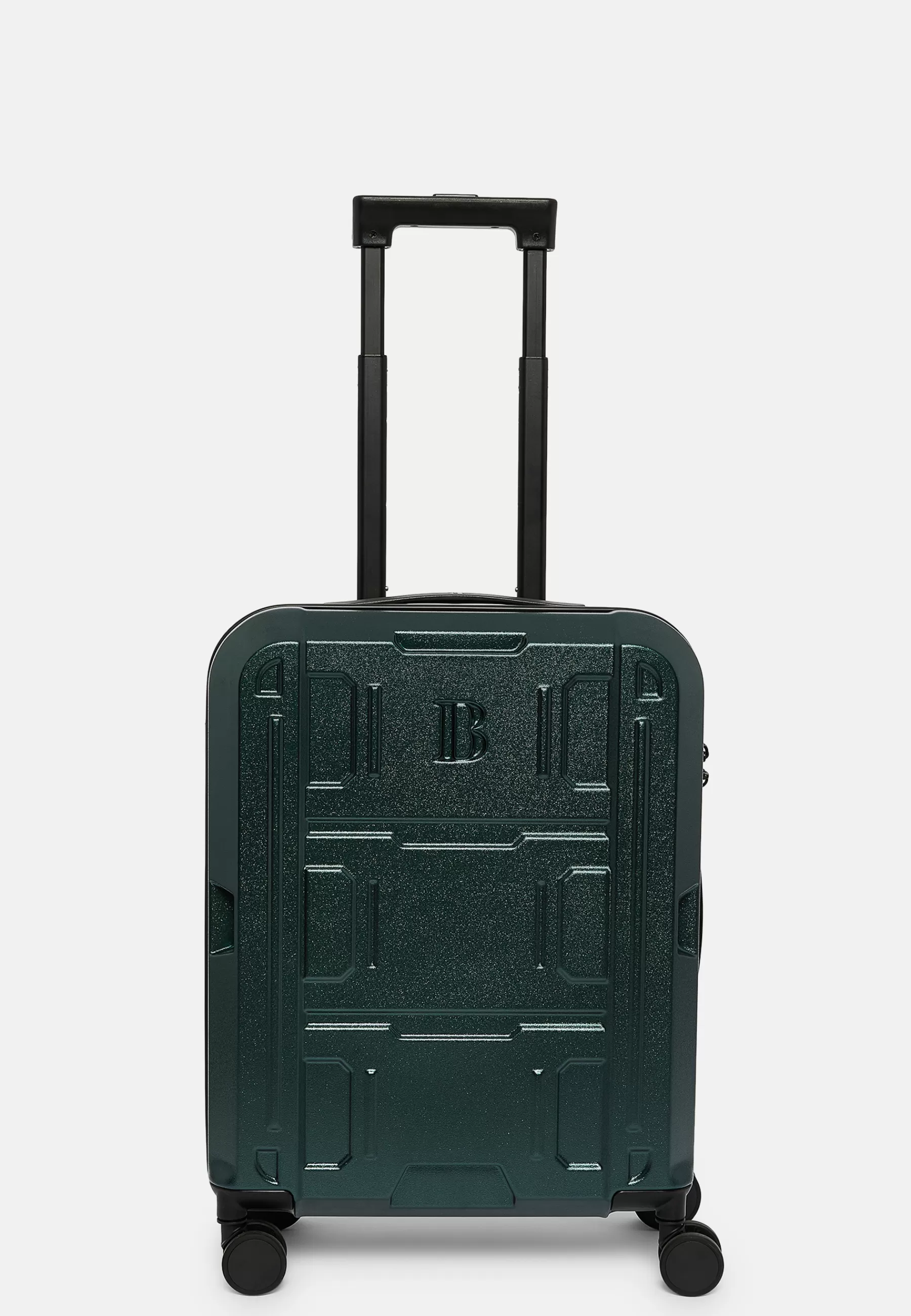 Rucksacks and Suitcases^Boggi Milano Green Black Polycarbonate Cage Trolley Suitcase Military Green