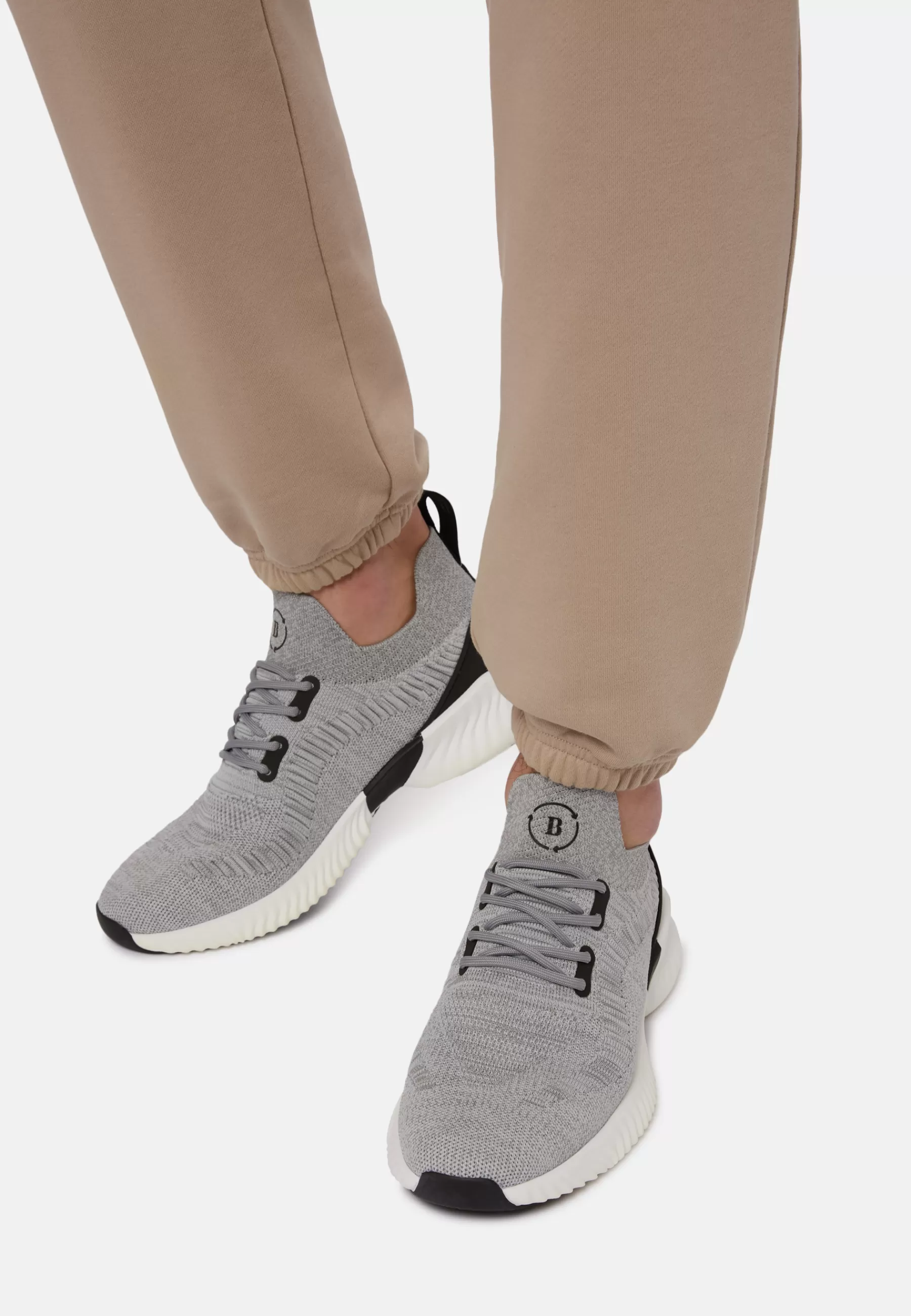 Sneakers^Boggi Milano Grey Recycled Yarn Willow Trainers Light grey