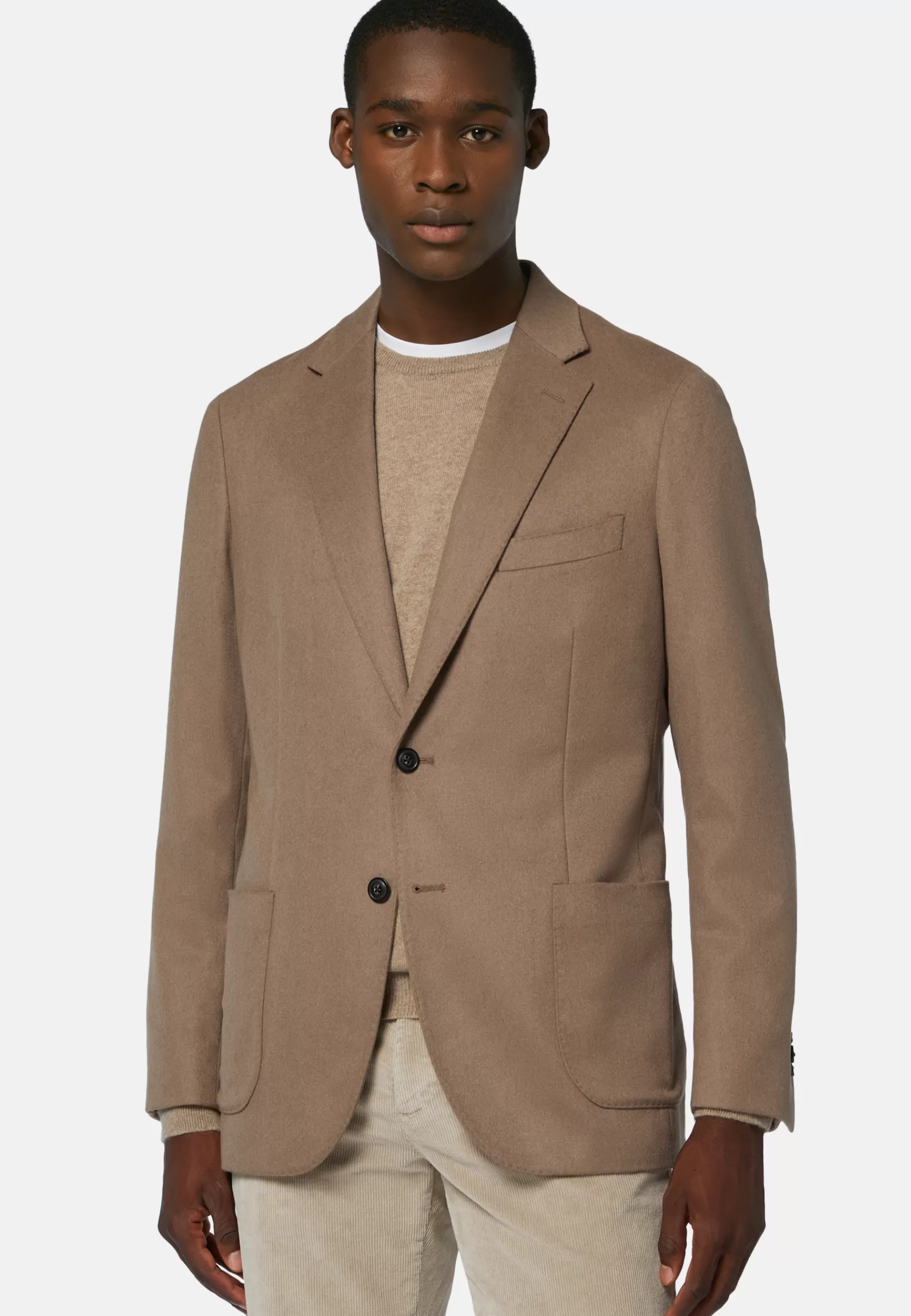 Blazers^Boggi Milano Jacket In Cashmere Hazelnut