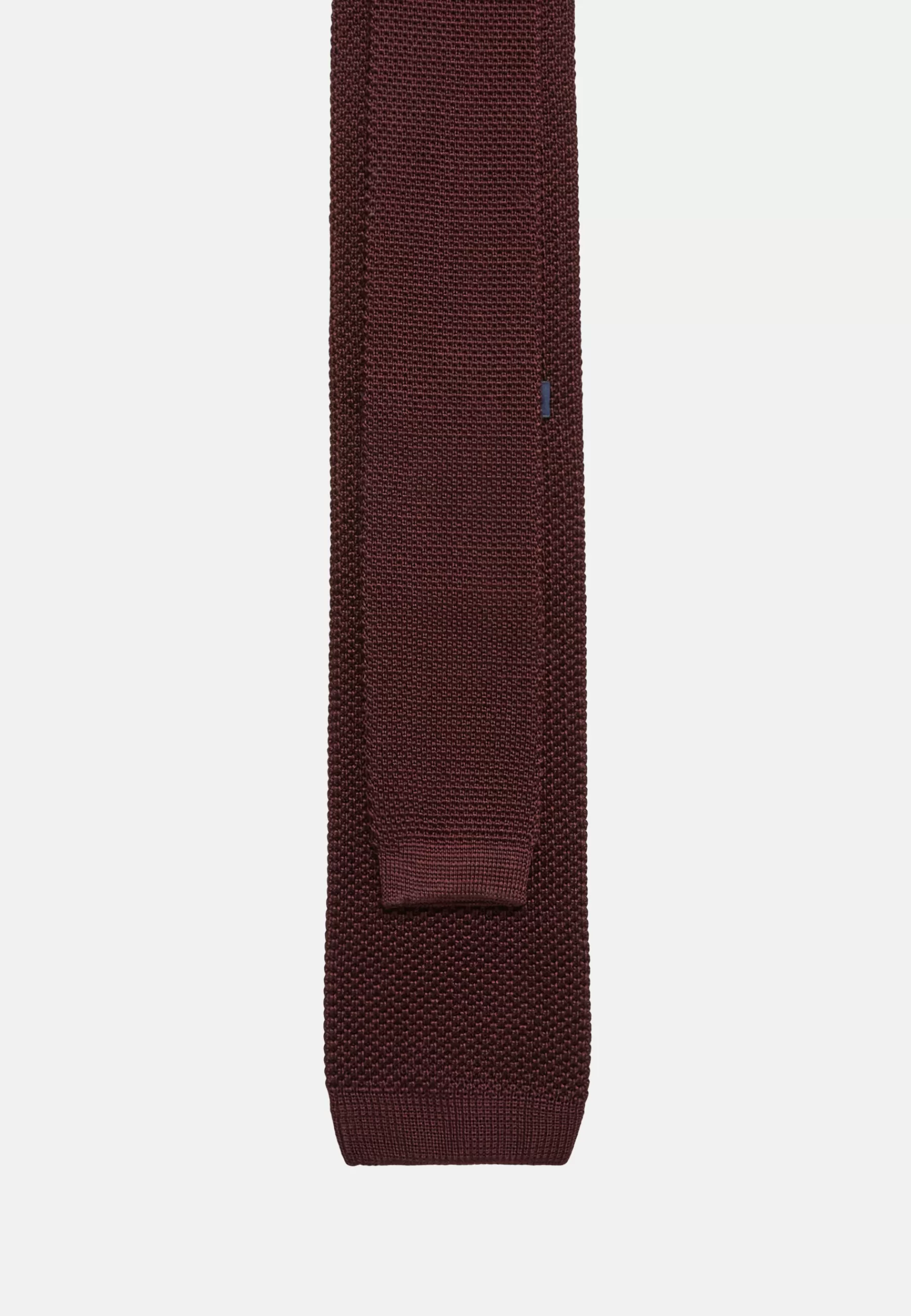 Ties^Boggi Milano Knitted Tie Burgundy