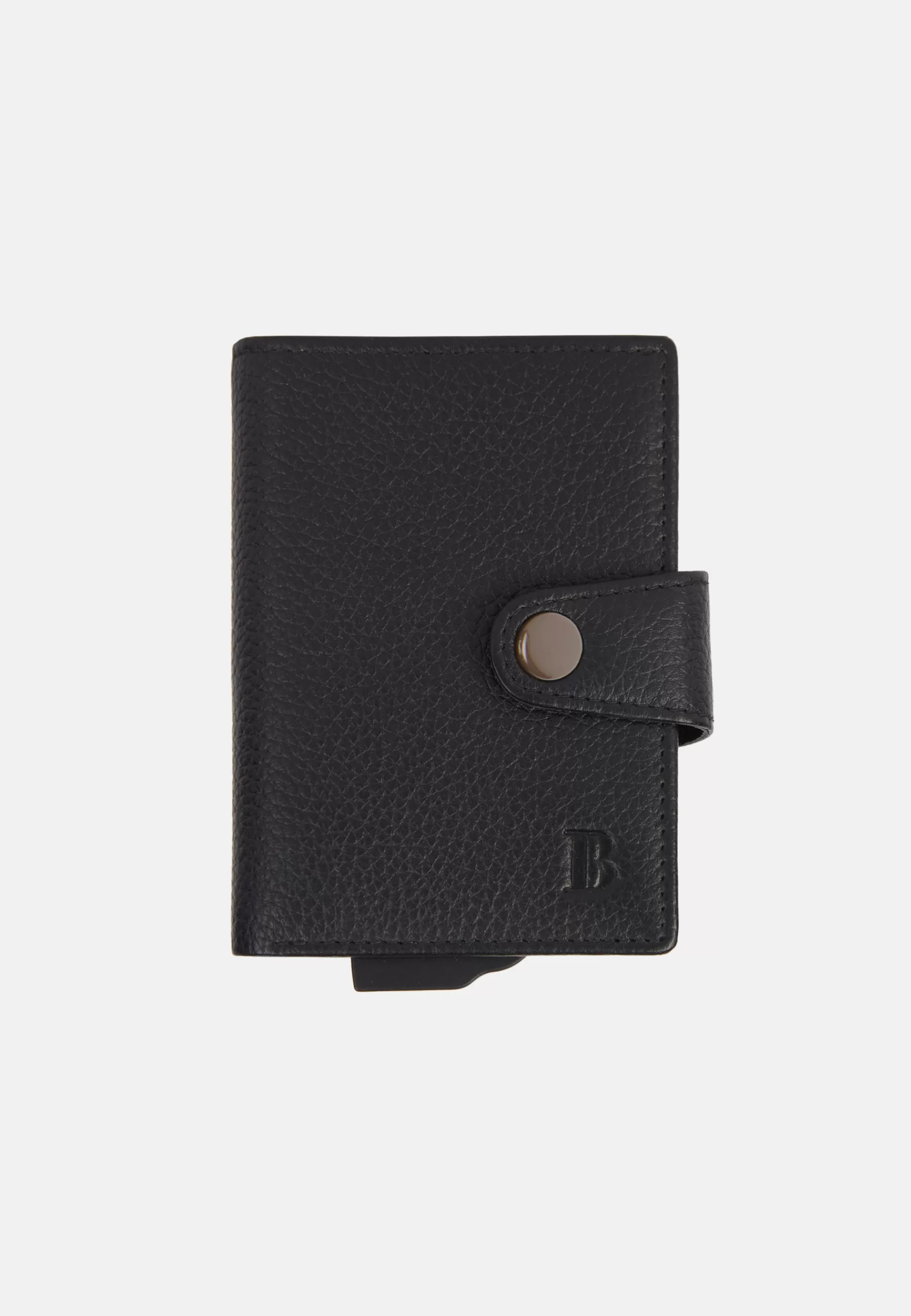 Small Leather Goods^Boggi Milano Leather Credit Card Holder Black