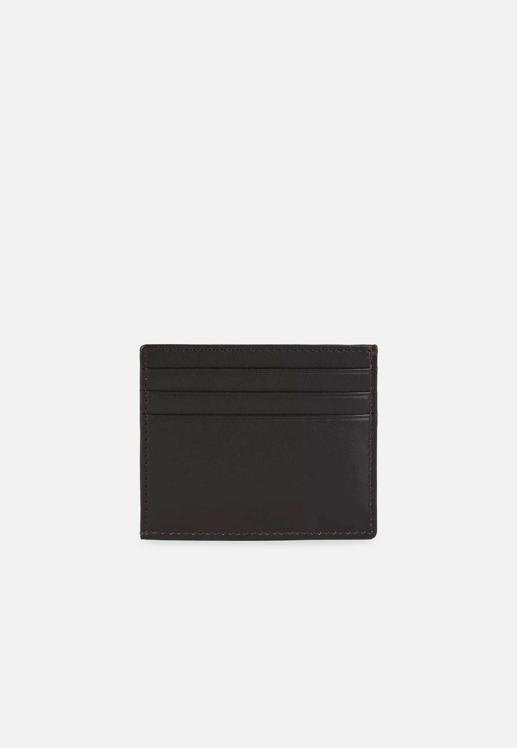 Small Leather Goods^Boggi Milano Leather Credit Card Holder Brown