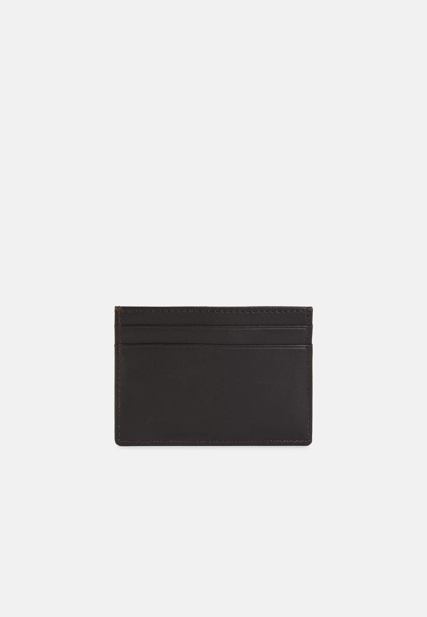 Small Leather Goods^Boggi Milano Leather Credit Card Holder Brown