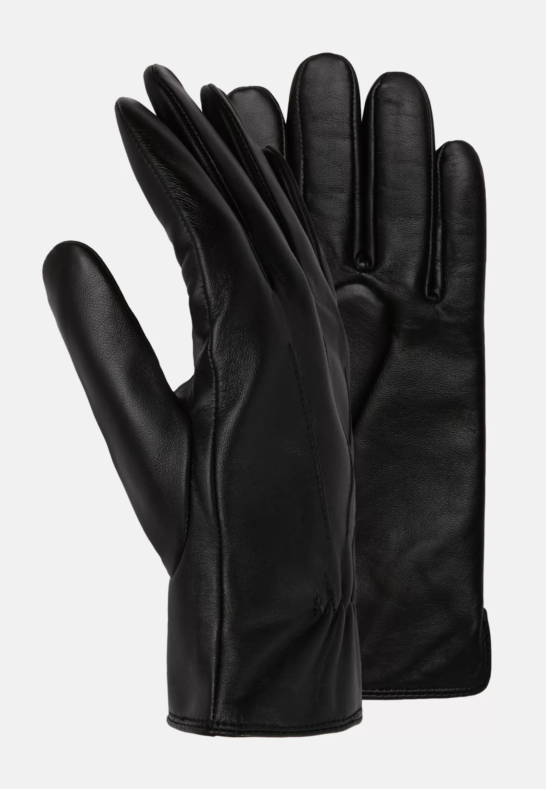 Gloves^Boggi Milano Leather Gloves Black