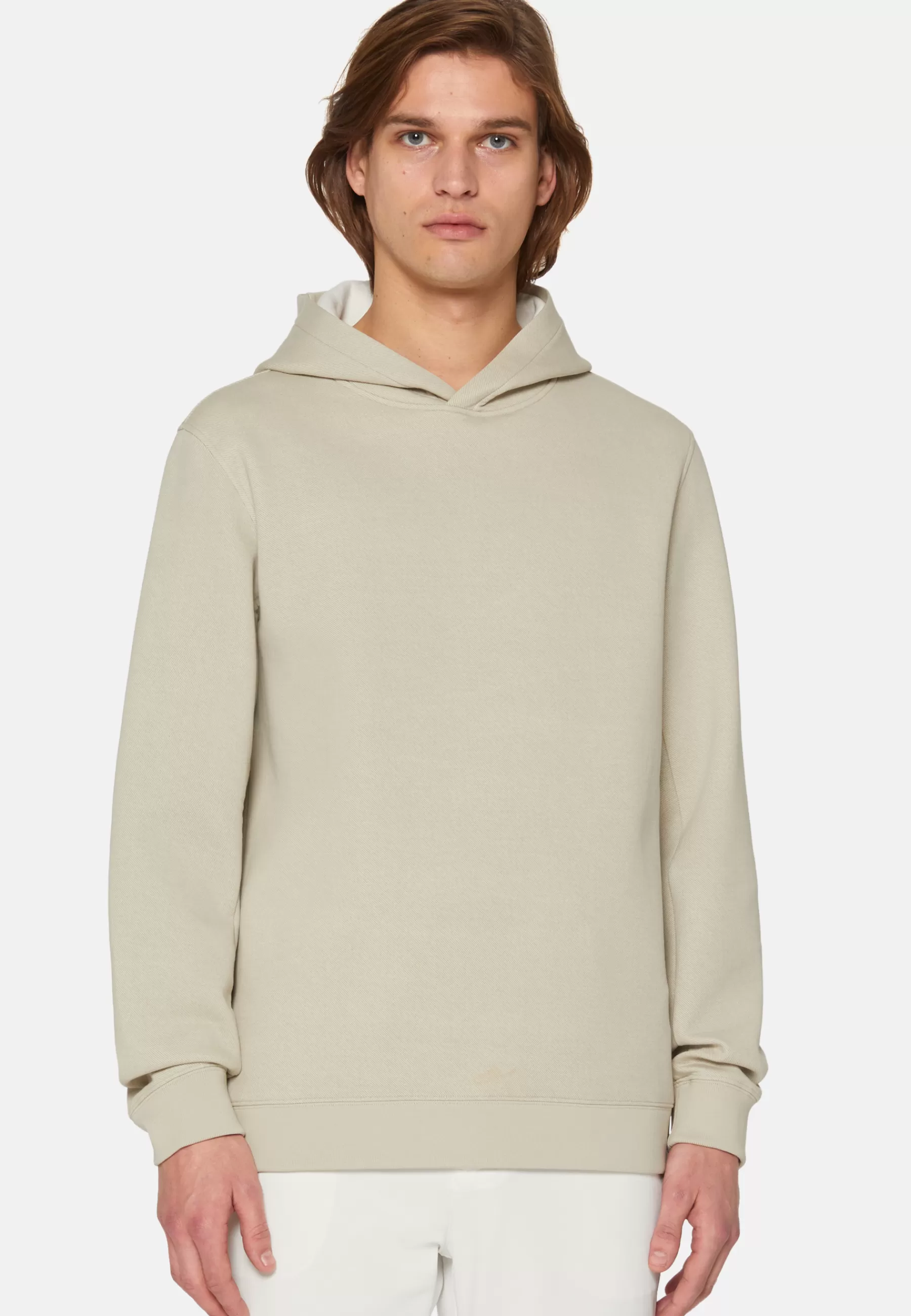 Sweatshirts and Joggers^Boggi Milano Lightweight Scuba Hoodie Sand