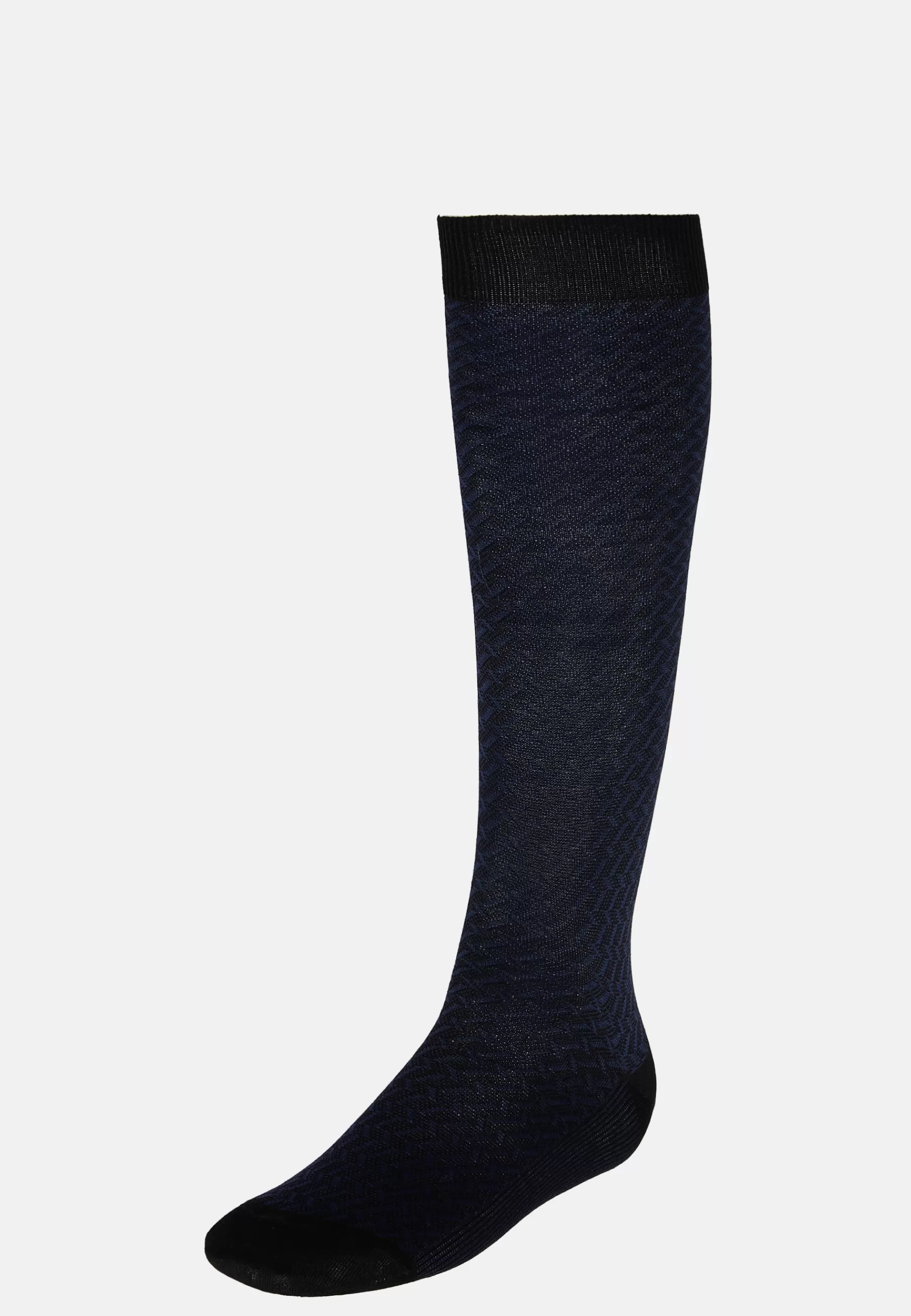 Socks^Boggi Milano Micro Patterned Cotton Blend Socks Navy blue