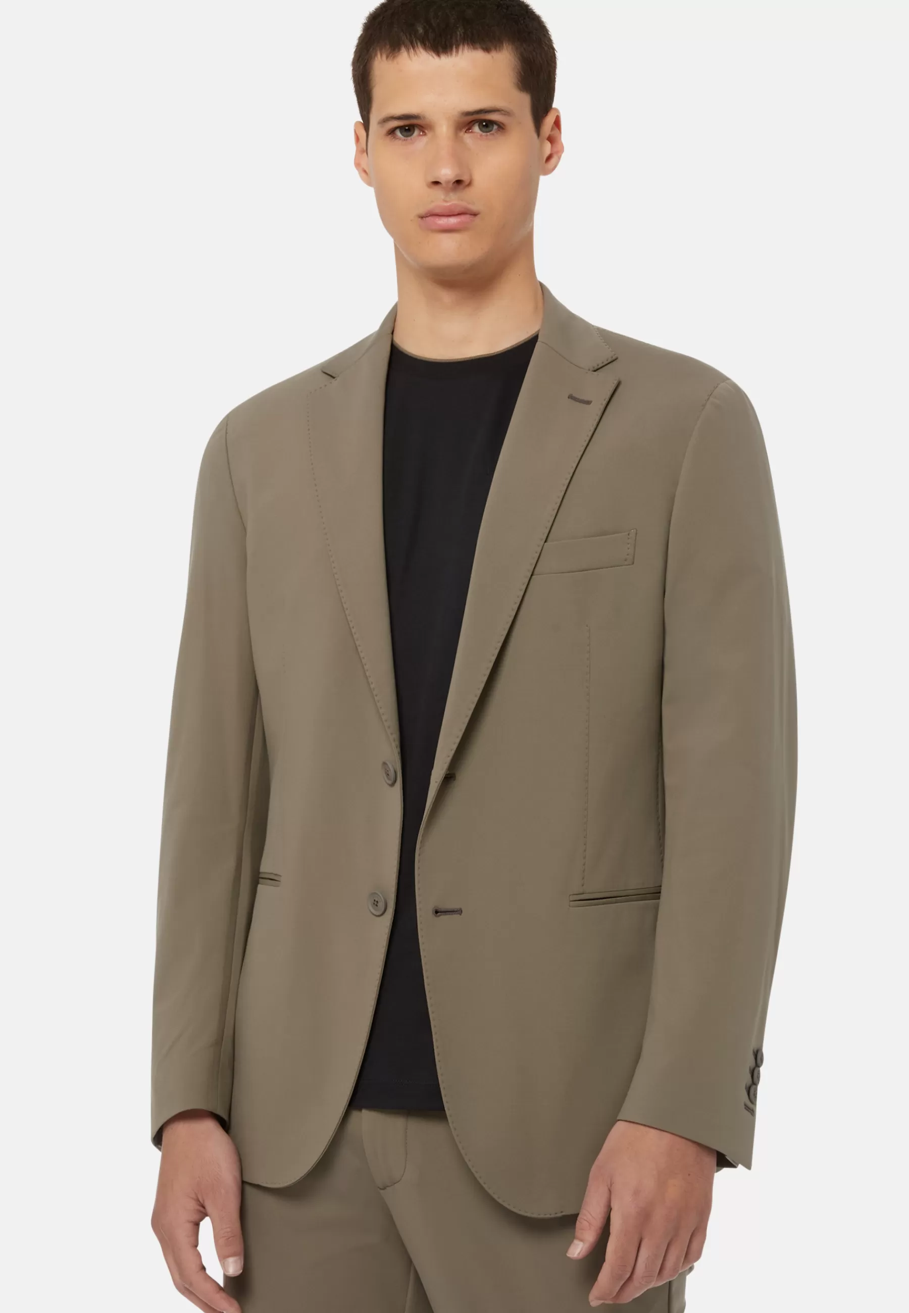 Blazers | Suits^Boggi Milano B Tech Stretch Nylon Jacket Military Green