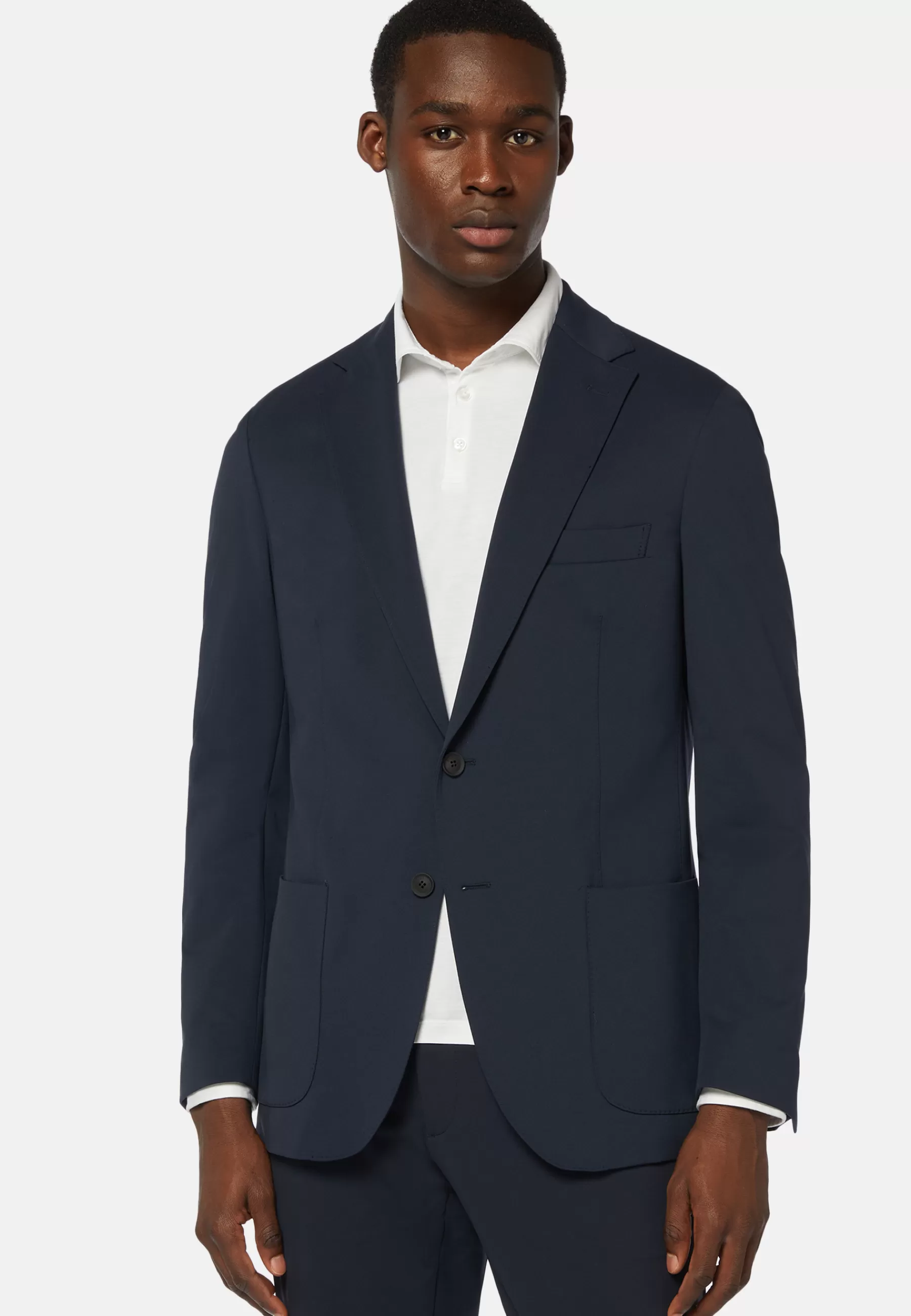 Blazers | Must-Have^Boggi Milano Navy Nylon Stretch B Tech Blazer Navy blue